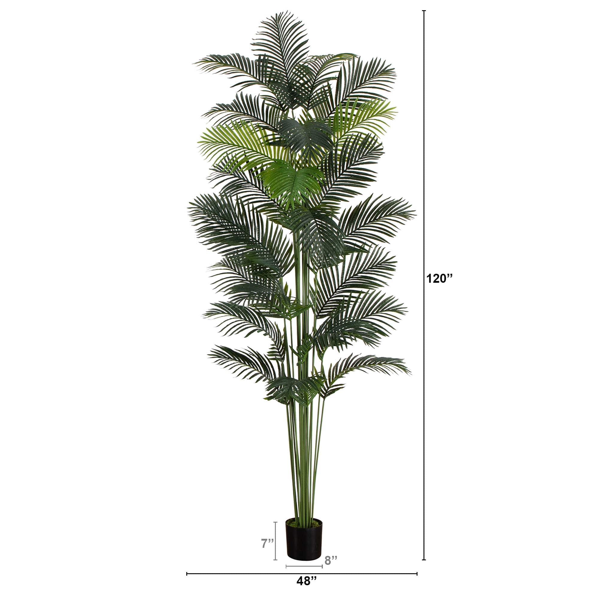 10ft. Potted Artificial Paradise Palm Tree