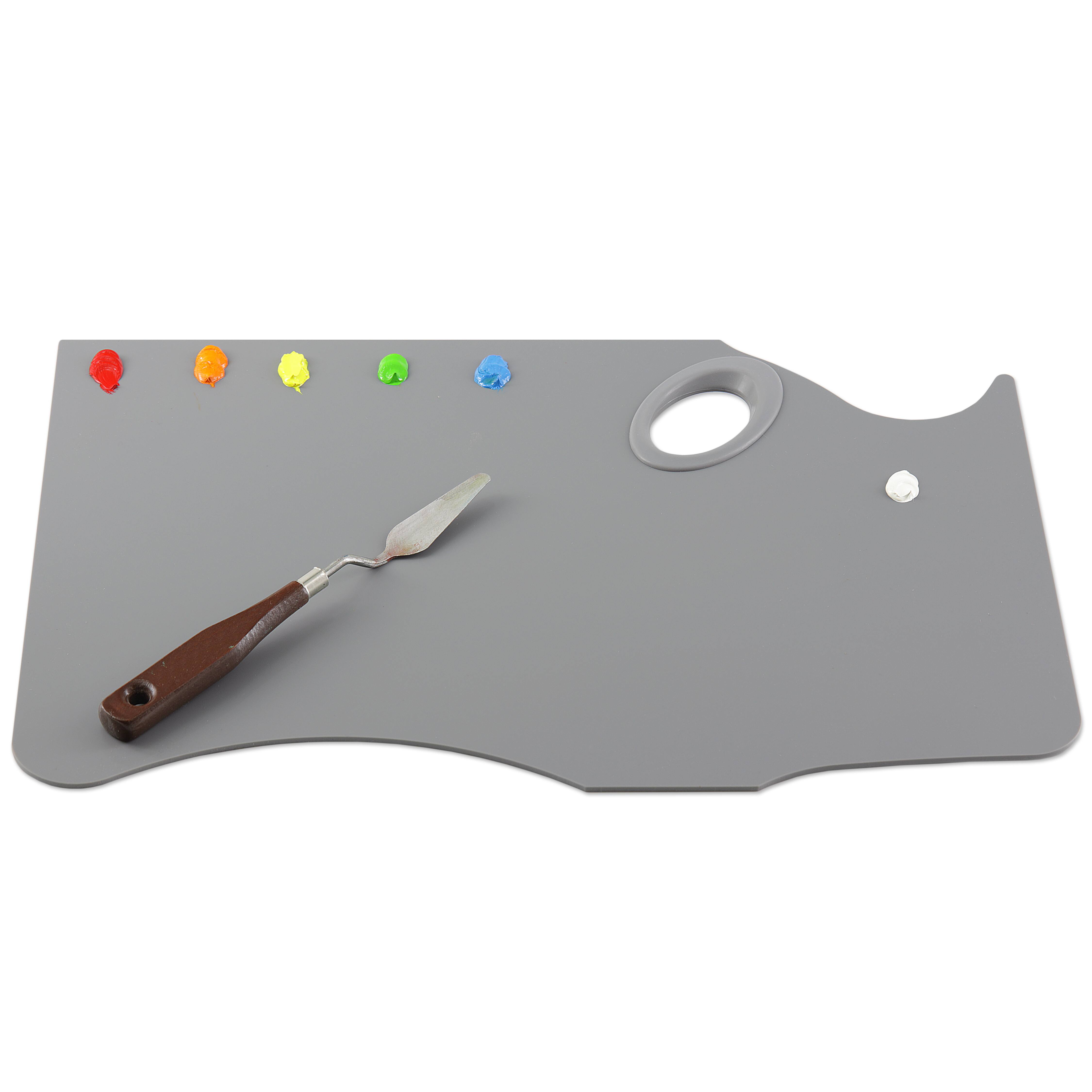 New Wave® Easy View® Gray Hand Held Acrylic Palette, 11" x 16"
