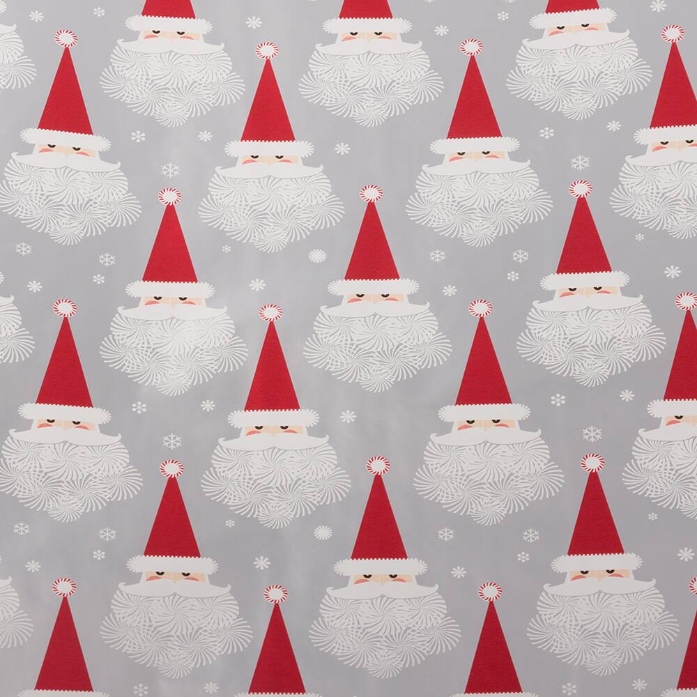 JAM Paper Snowflake Santa Gift Wrap