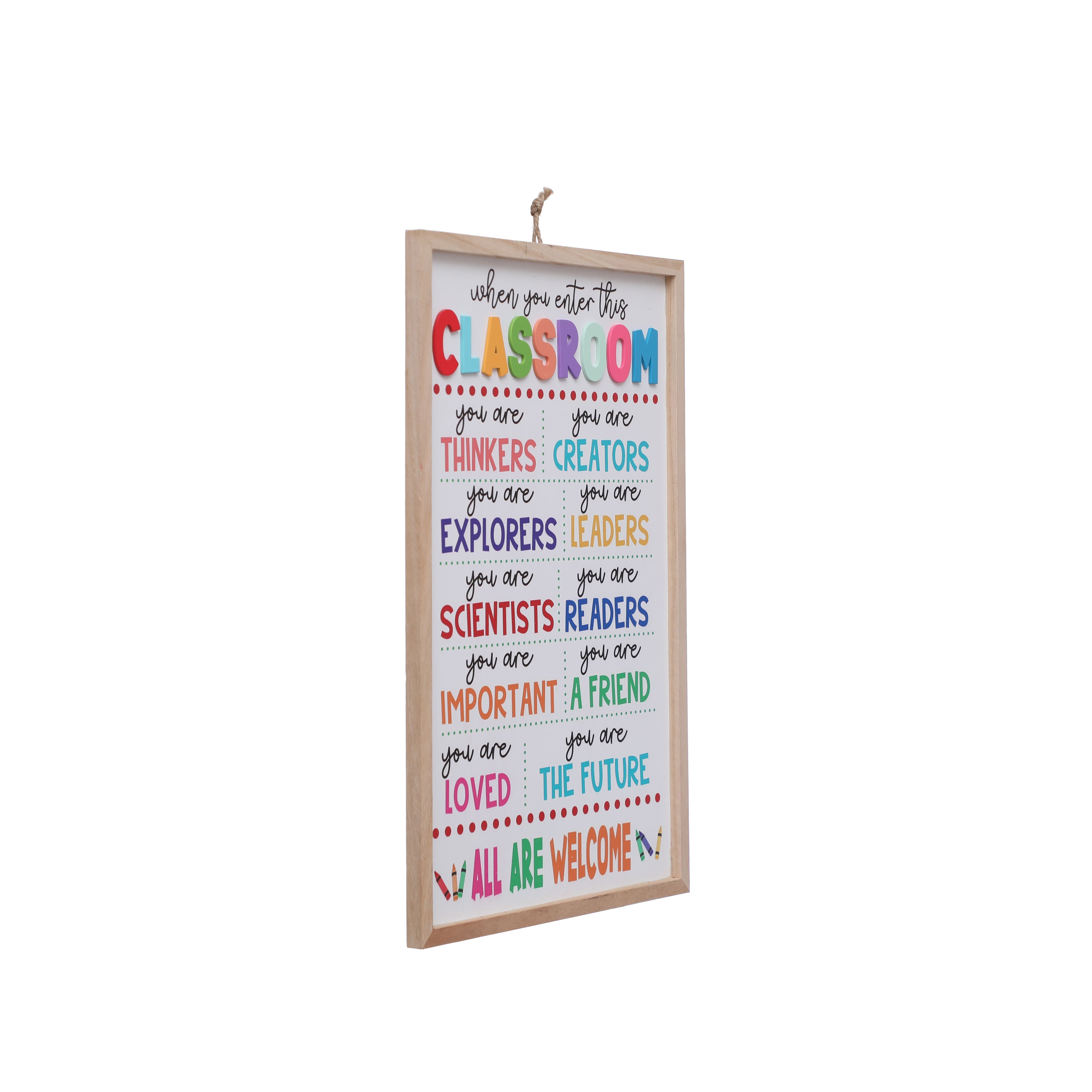 Class Rules! When You Enter this Classroom Wall Sign by B2C&#x2122;