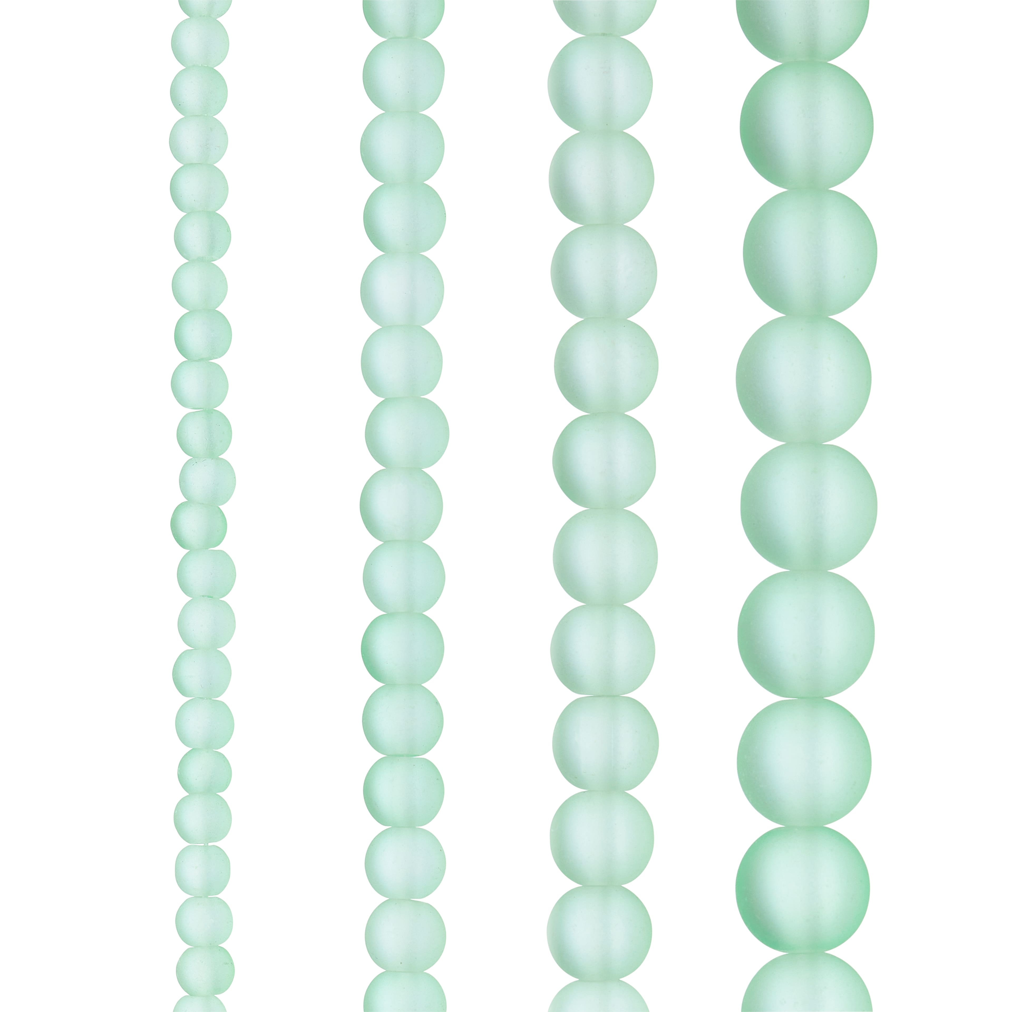 Matte Glass Round Beads by Bead Landing®