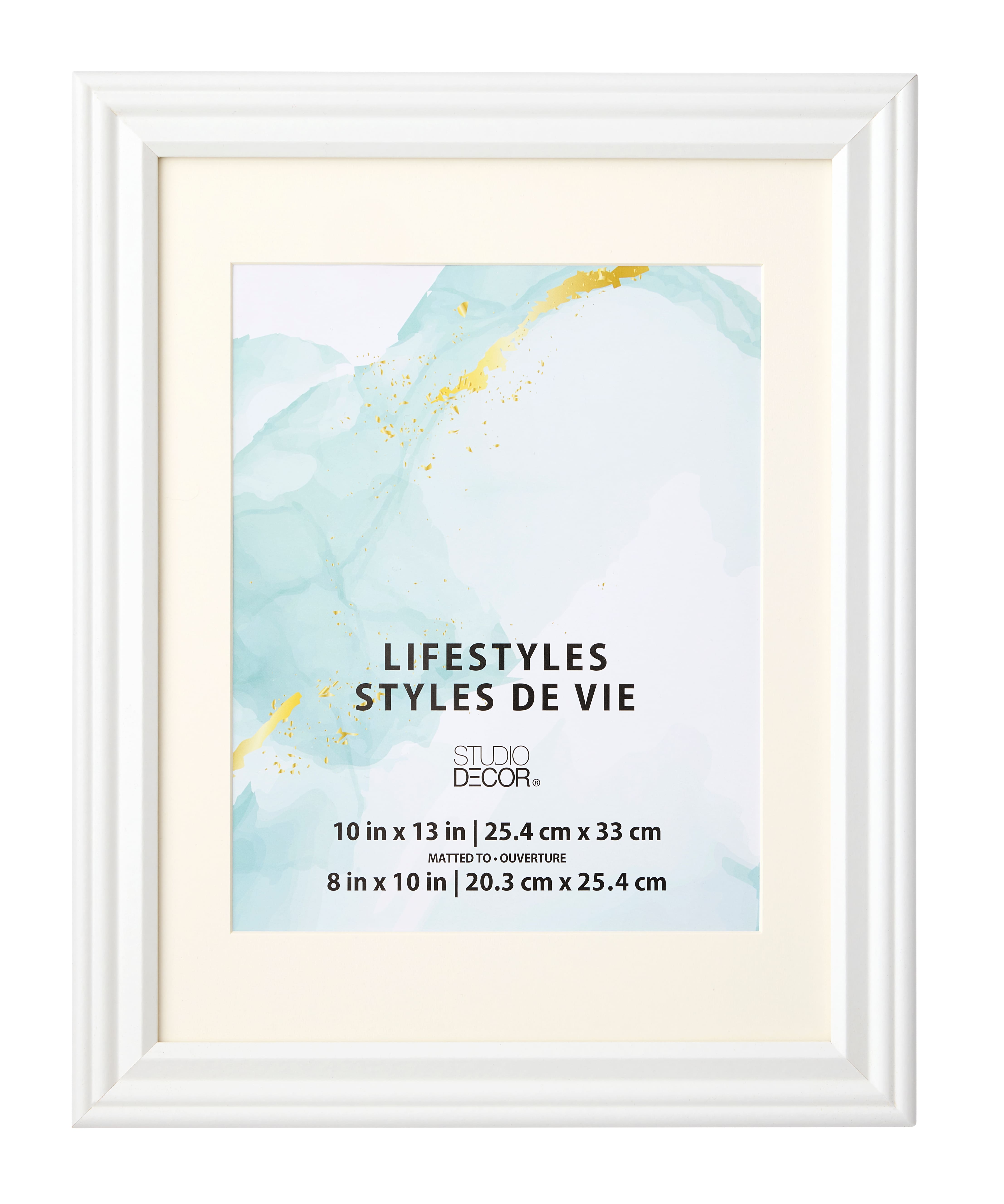 Lifestyles™ White Frame With Mat by Studio Décor®