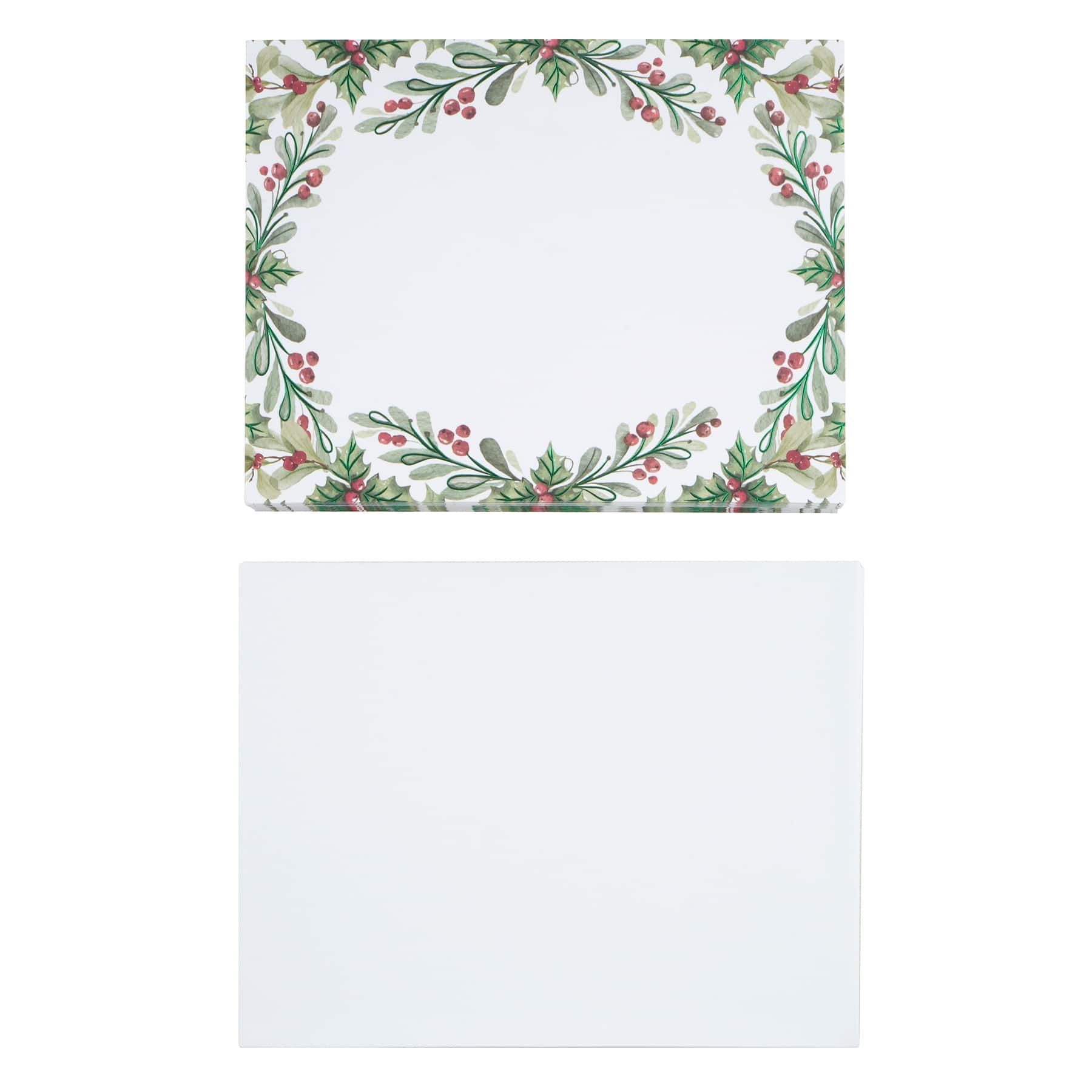 4.25&#x22; x 5.5&#x22; Holly Cards &#x26; Envelopes, 24ct. by Recollections&#x2122;