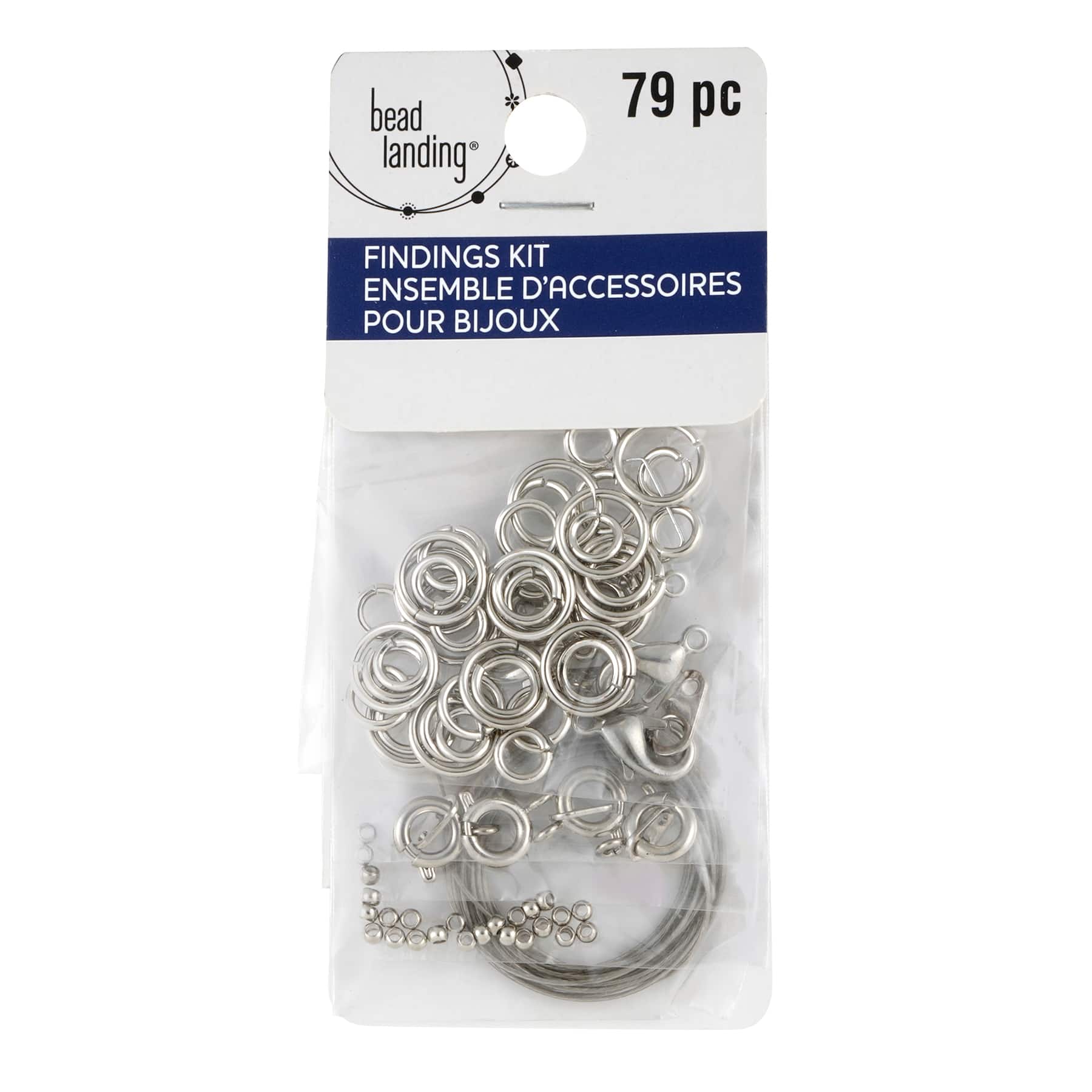 12 Pack: Premium Metals Rhodium Finding Kit by Bead Landing™