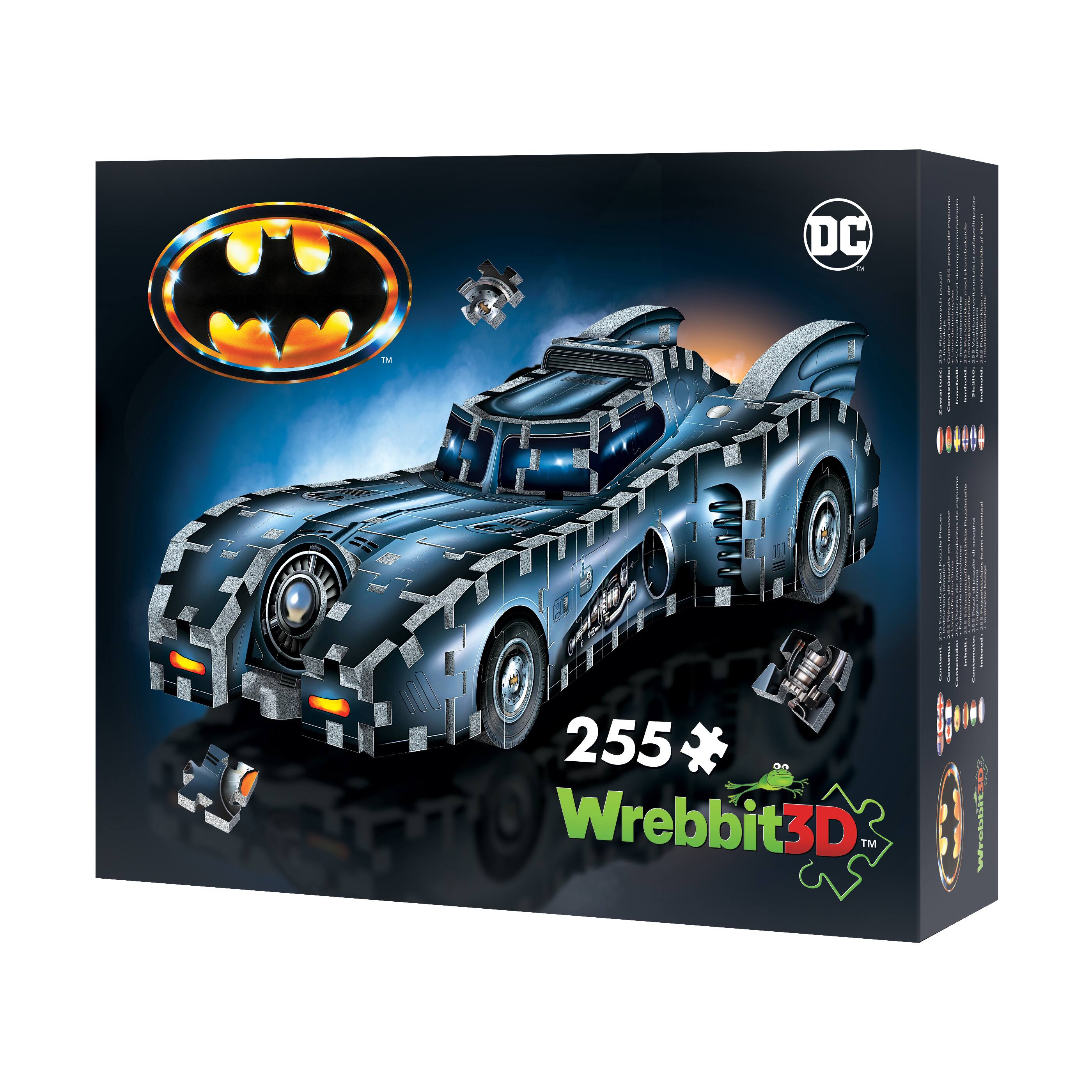 DC Batman - Batmobile 3D Jigsaw Puzzle: 255 Pcs