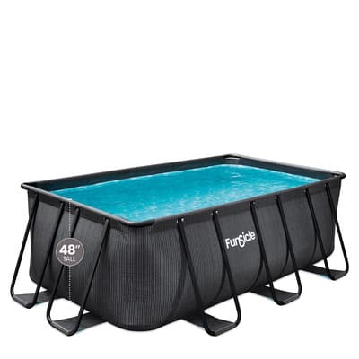 Funsicle 13Ft Oasis Designer Above Ground Pool Set in Black | 13ft x 7Ft x 2Ft | Michaels