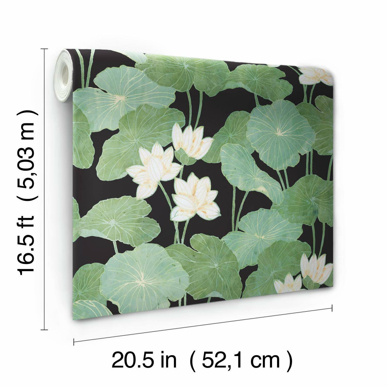 RoomMates Lily Pad Peel &#x26; Stick Wallpaper