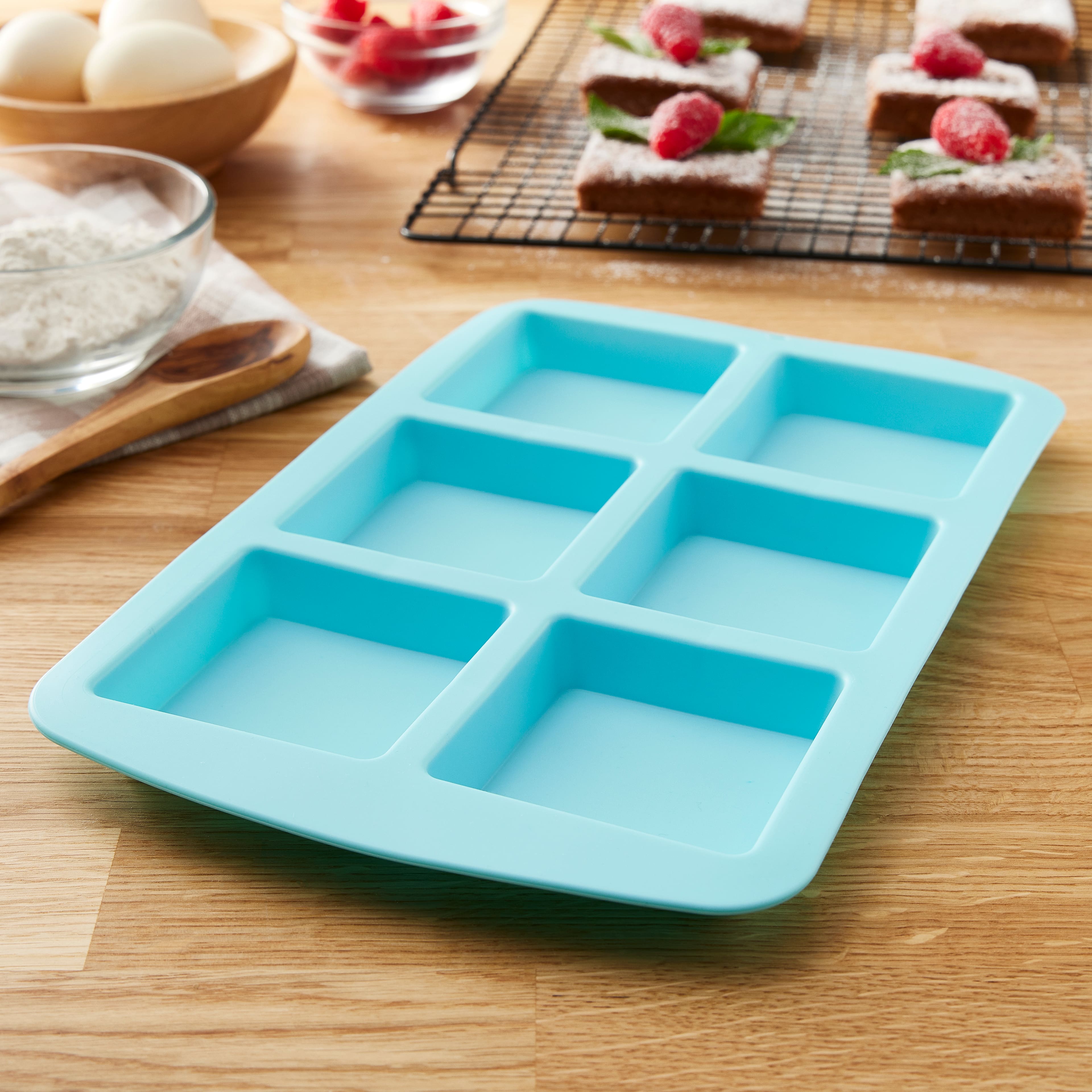 6 Pack: Square Silicone Candy Mold by Celebrate It&#xAE;