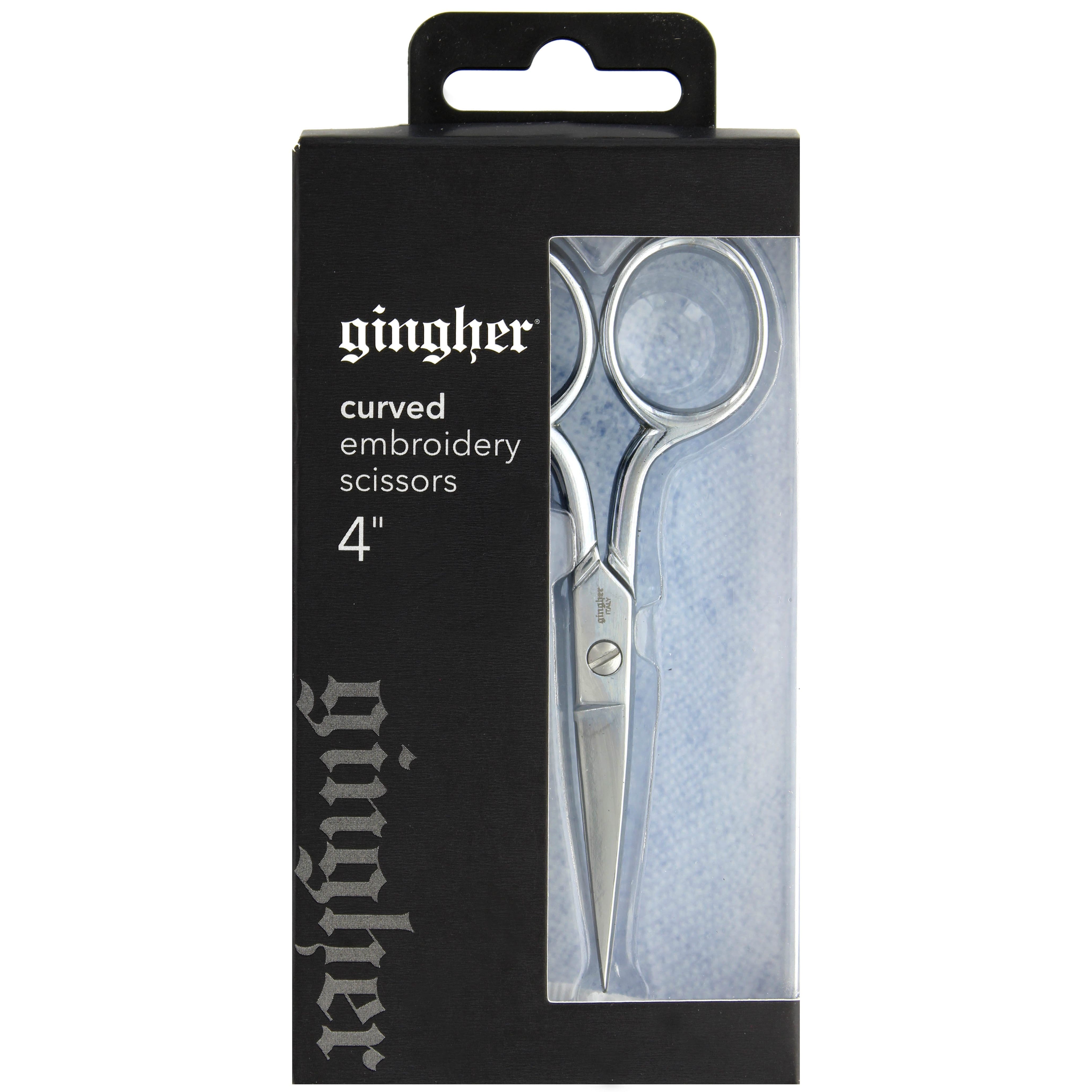 Gingher 4 Curved Embroidery Scissors