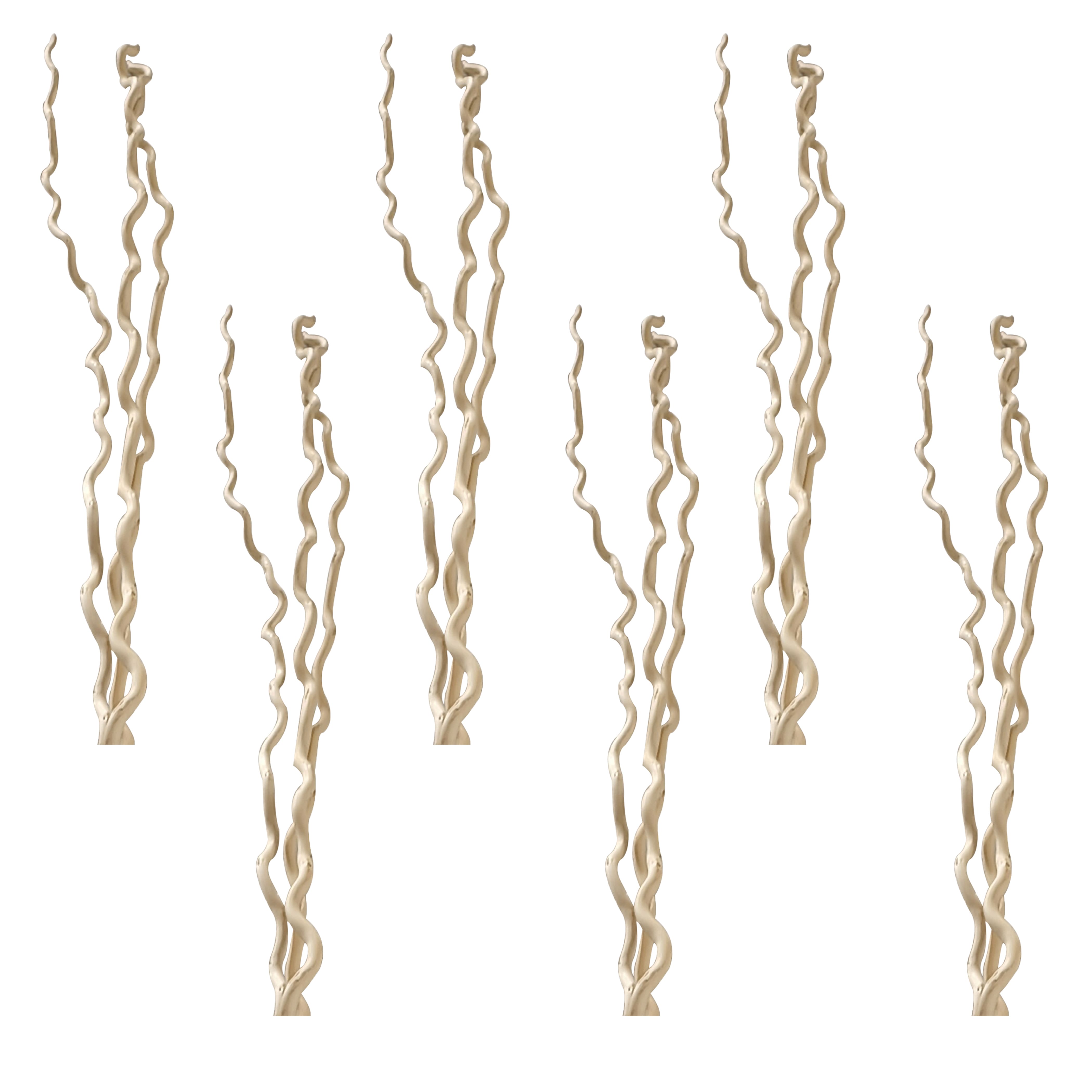 6 Pack: Cream Curly Willow Branch Bundle by Ashland&#xAE;
