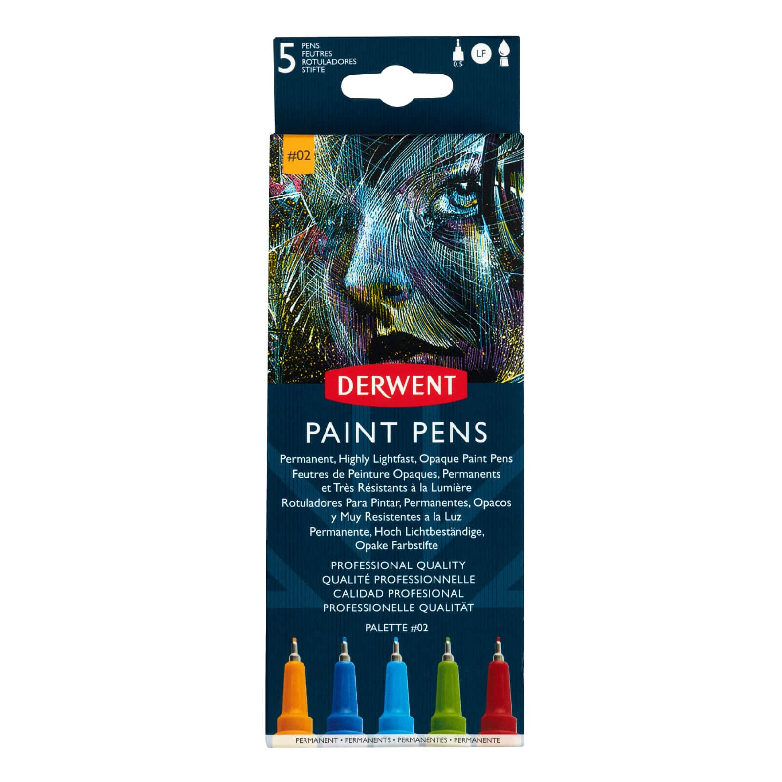 Derwent® Paint Pen Palette Set #02