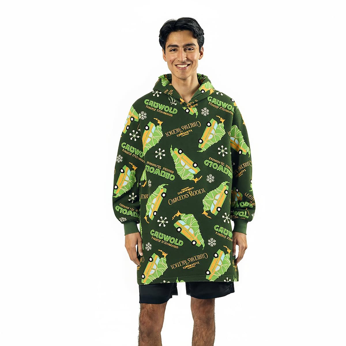 Griswold Family Christmas Green Oversized Hoodie