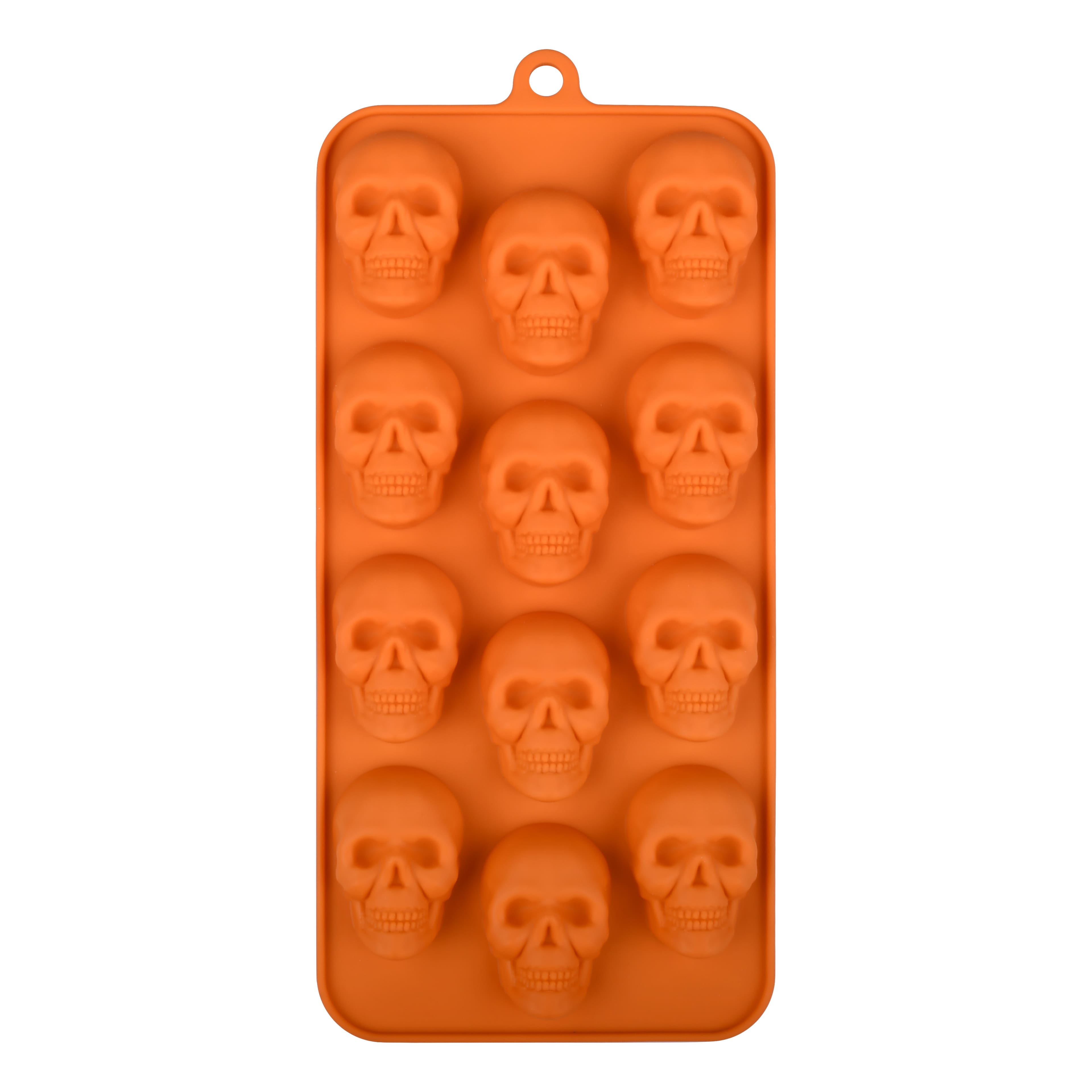 Skull Silicone Candy Mold by Makery™