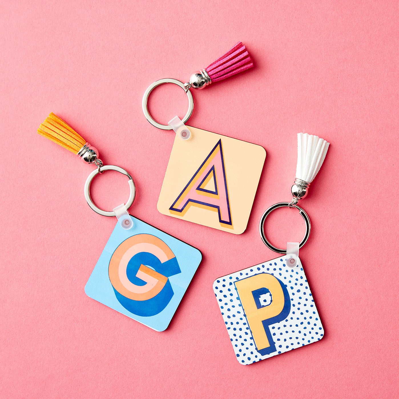 Initial Sublimation Keychain Projects Michaels initial-sublimation-keychain-projects-michaels