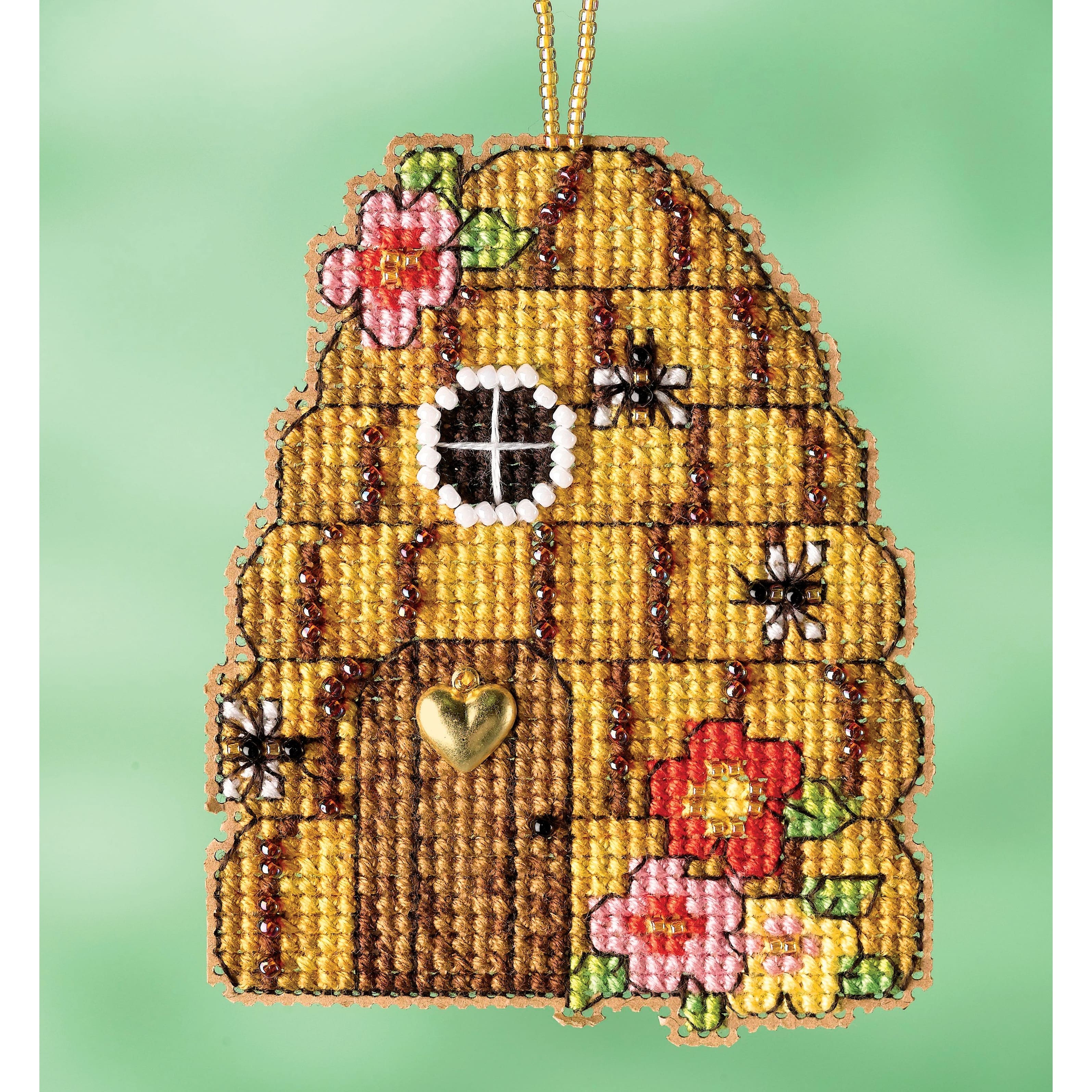 Mill Hill&#xAE; Beehive House Counted Cross Stitch Ornament Kit