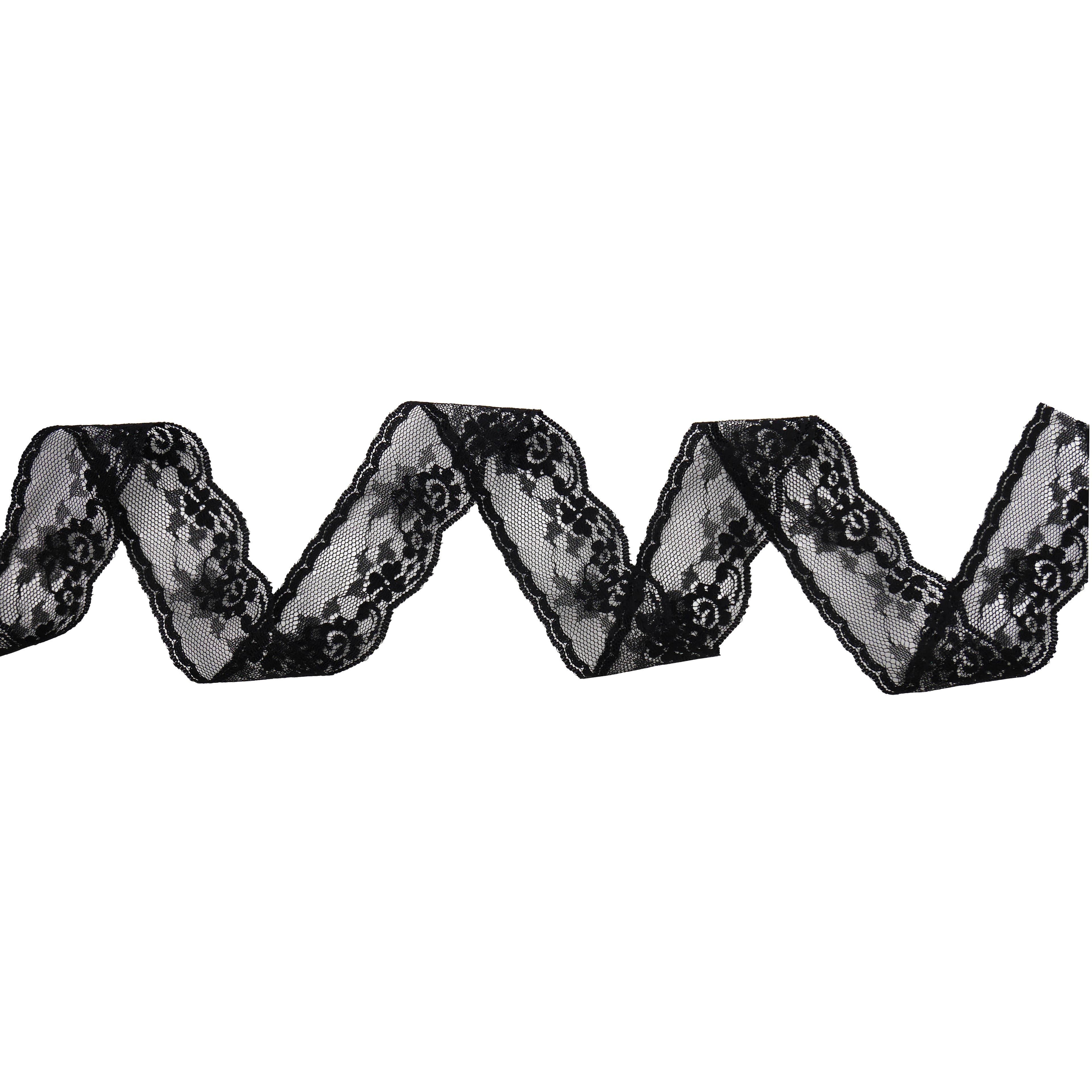 1.5&#x22; Black Lace by Celebrate It&#xAE;