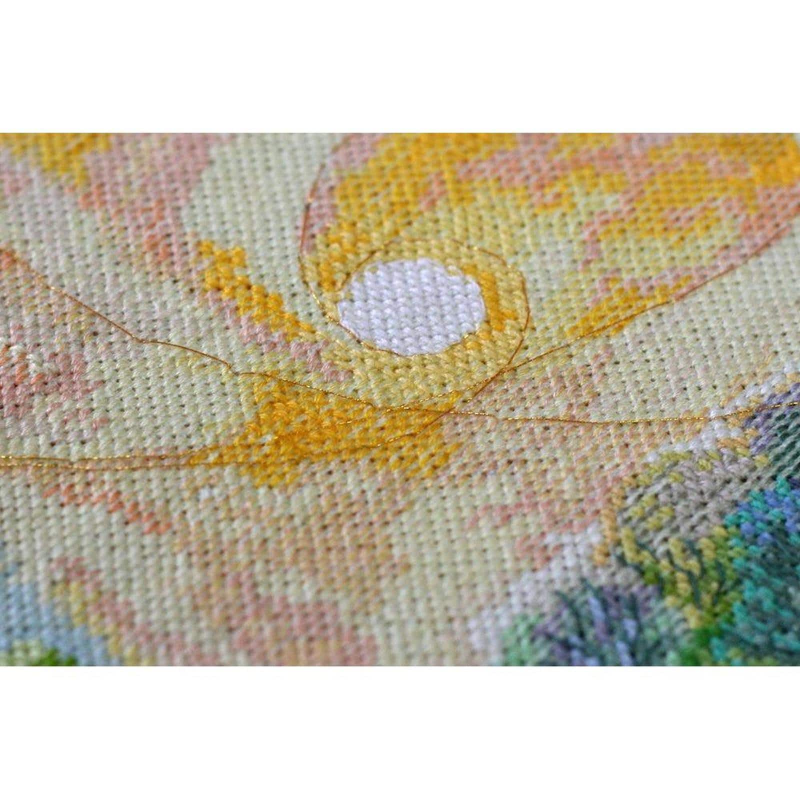 Abris Art Dawn Over the River Counted Cross Stitch Kit