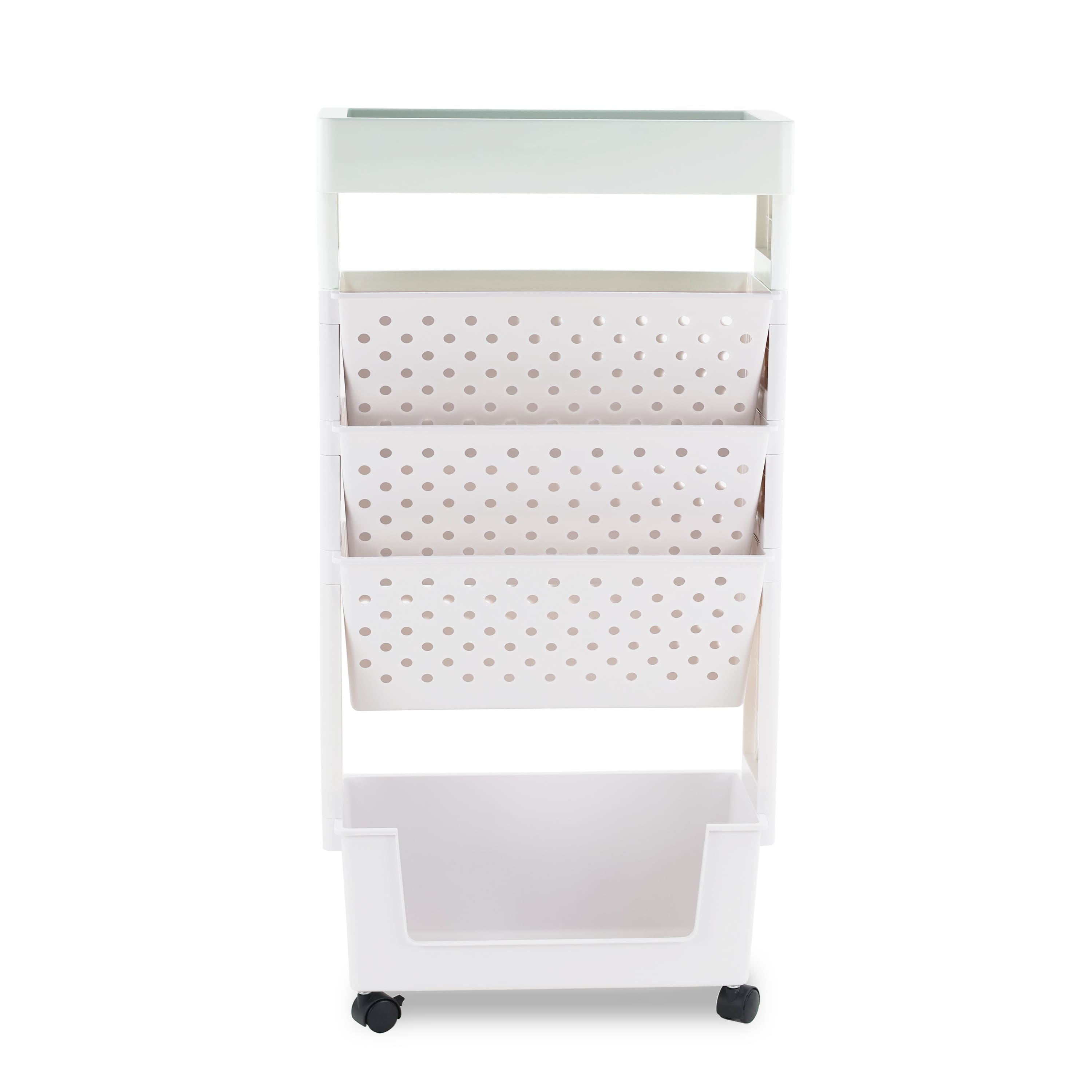Chariot de rangement à roulettes mince à 5 étages d’Everything Mary