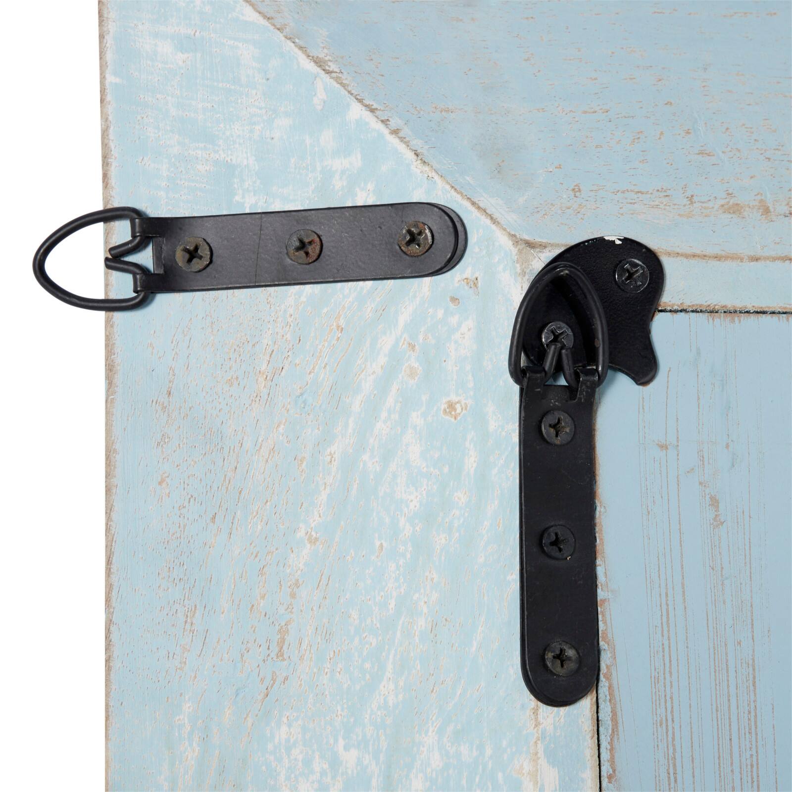 48&#x22; White Wood Farmhouse Wall Mirror