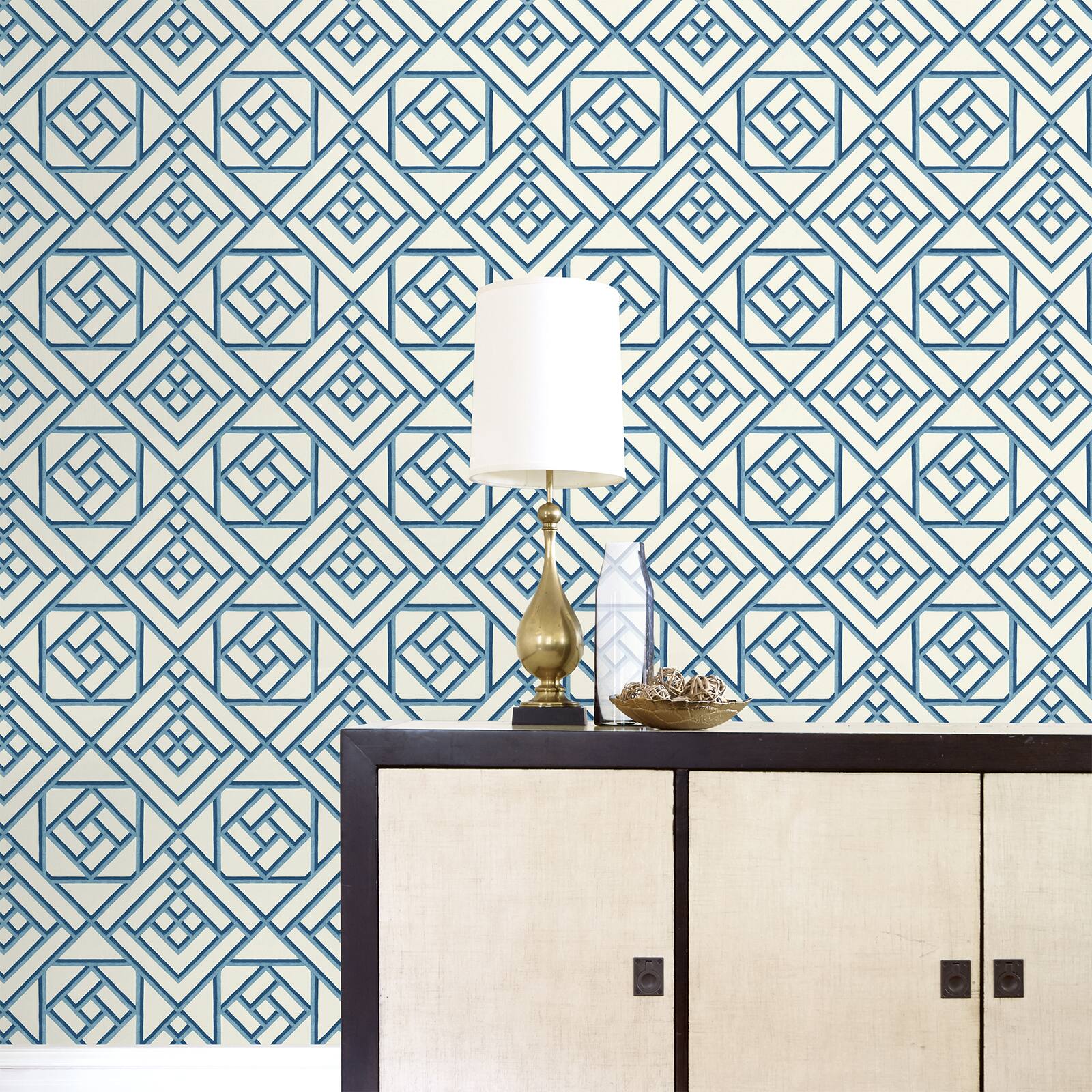 Surface Style Latticework Peel & Stick Wallpaper