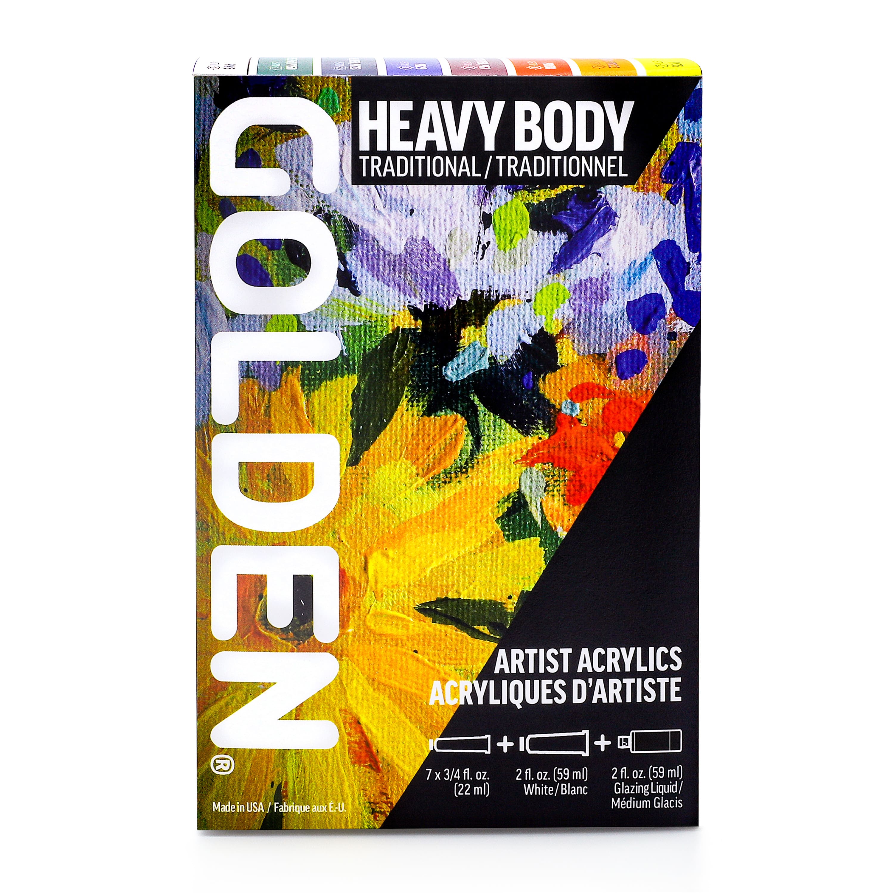 Golden&#xAE; Heavy Body Acrylic Traditional Paint Set
