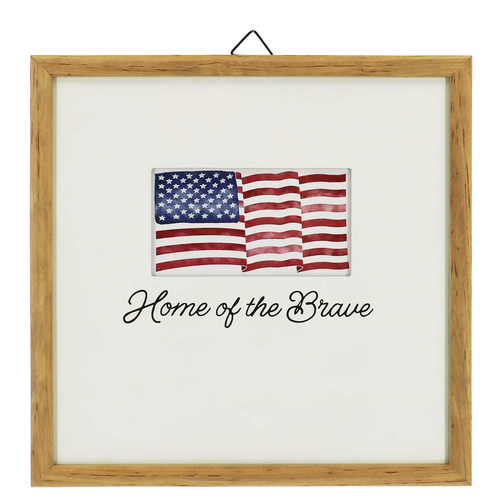 Assorted 11.75&#x22; American Flag Wall Art by Celebrate It&#x2122;