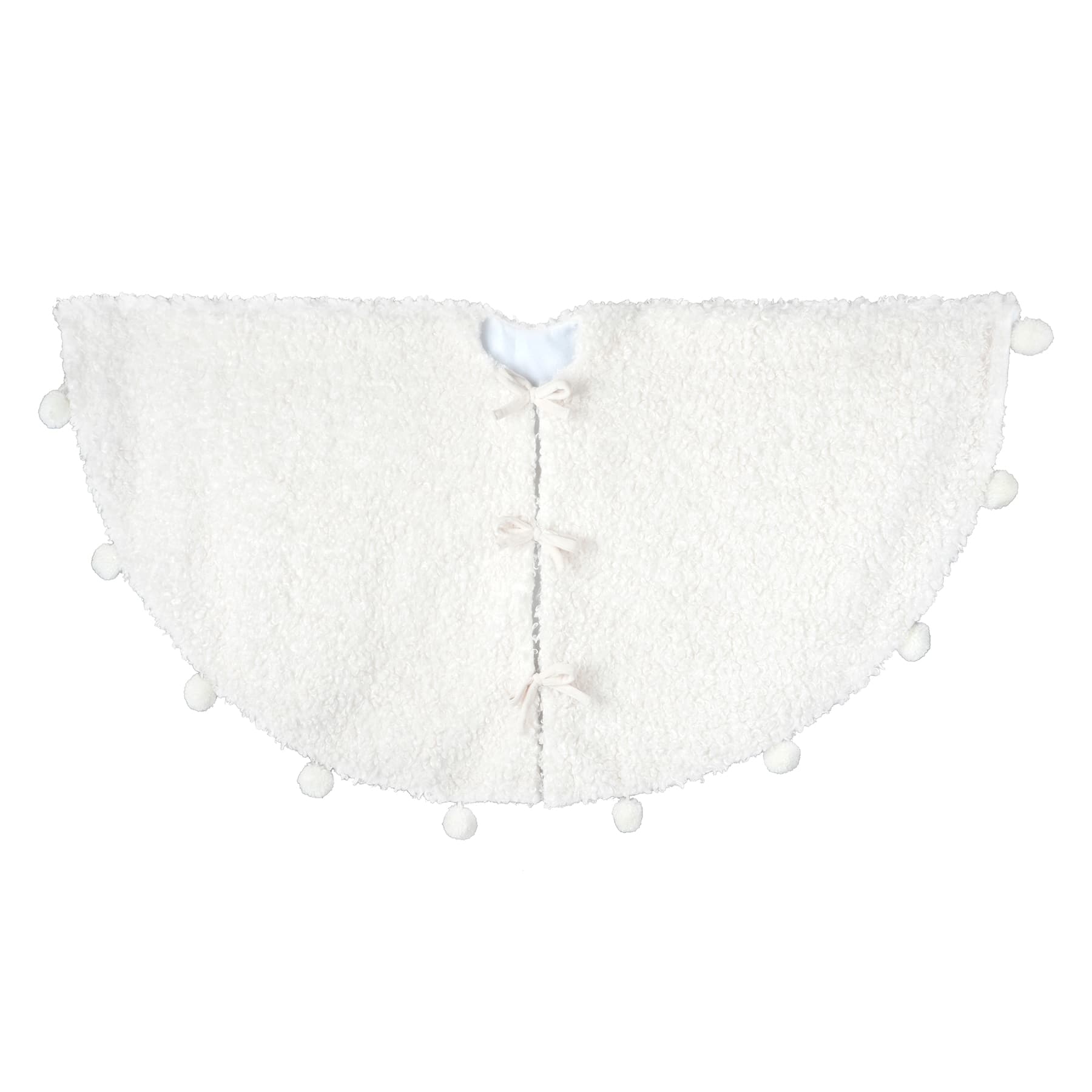4ft. White Faux Fur Tree Skirt by Ashland&#xAE;