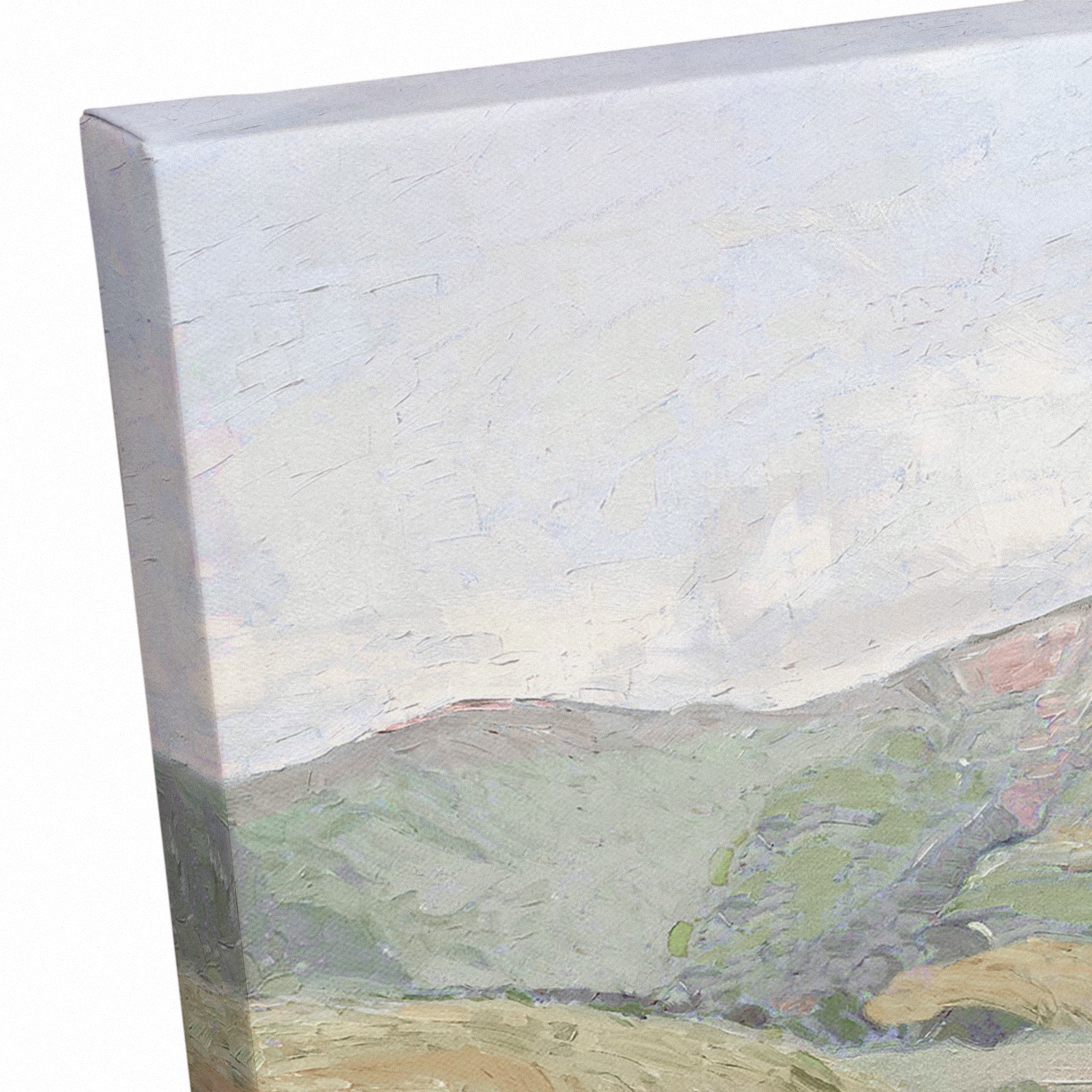 Soft Pastel Landscape 20&#x22; x 16&#x22; Canvas Wall Art