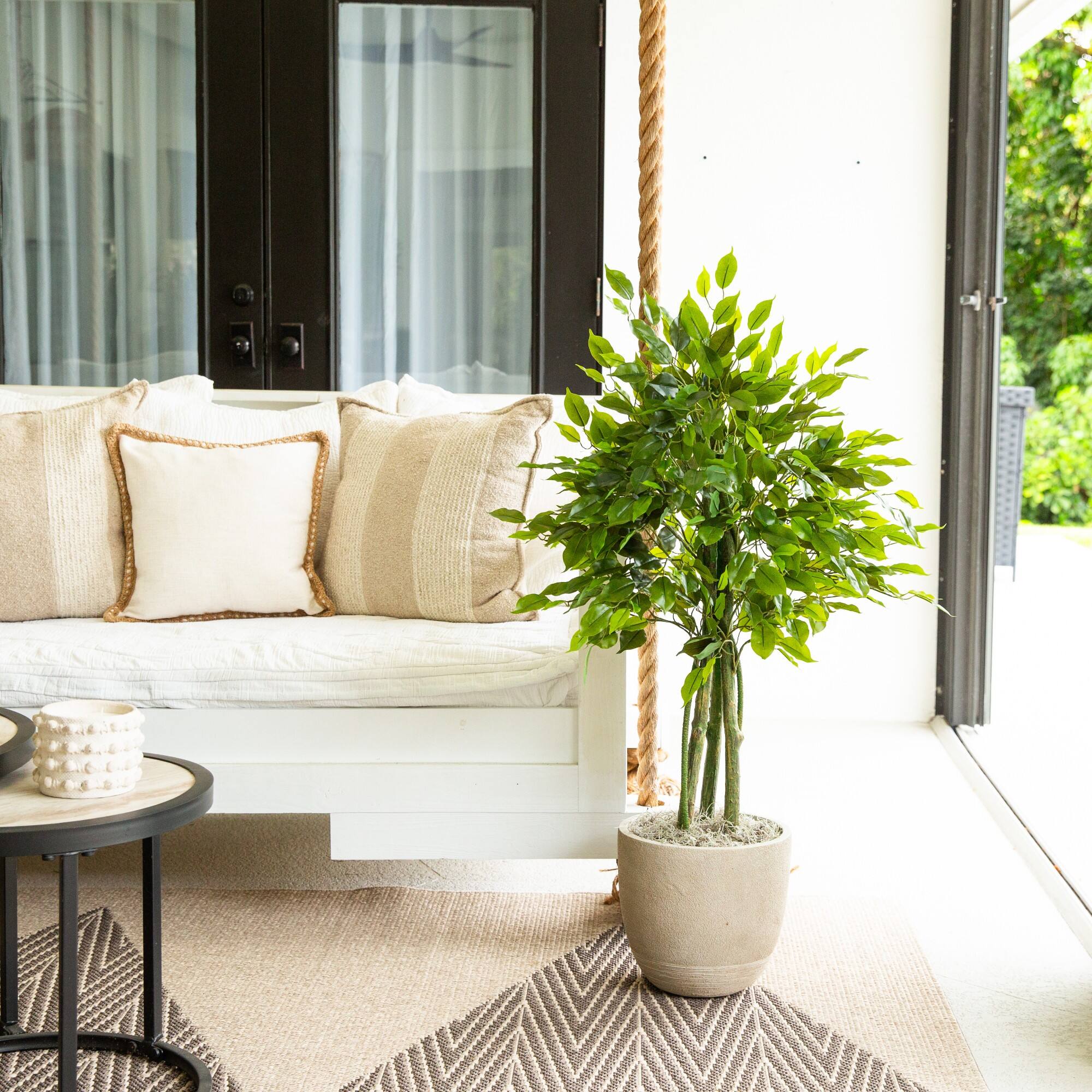 3.5ft. UV Resistant Artificial Ficus Tree (Indoor/Outdoor)