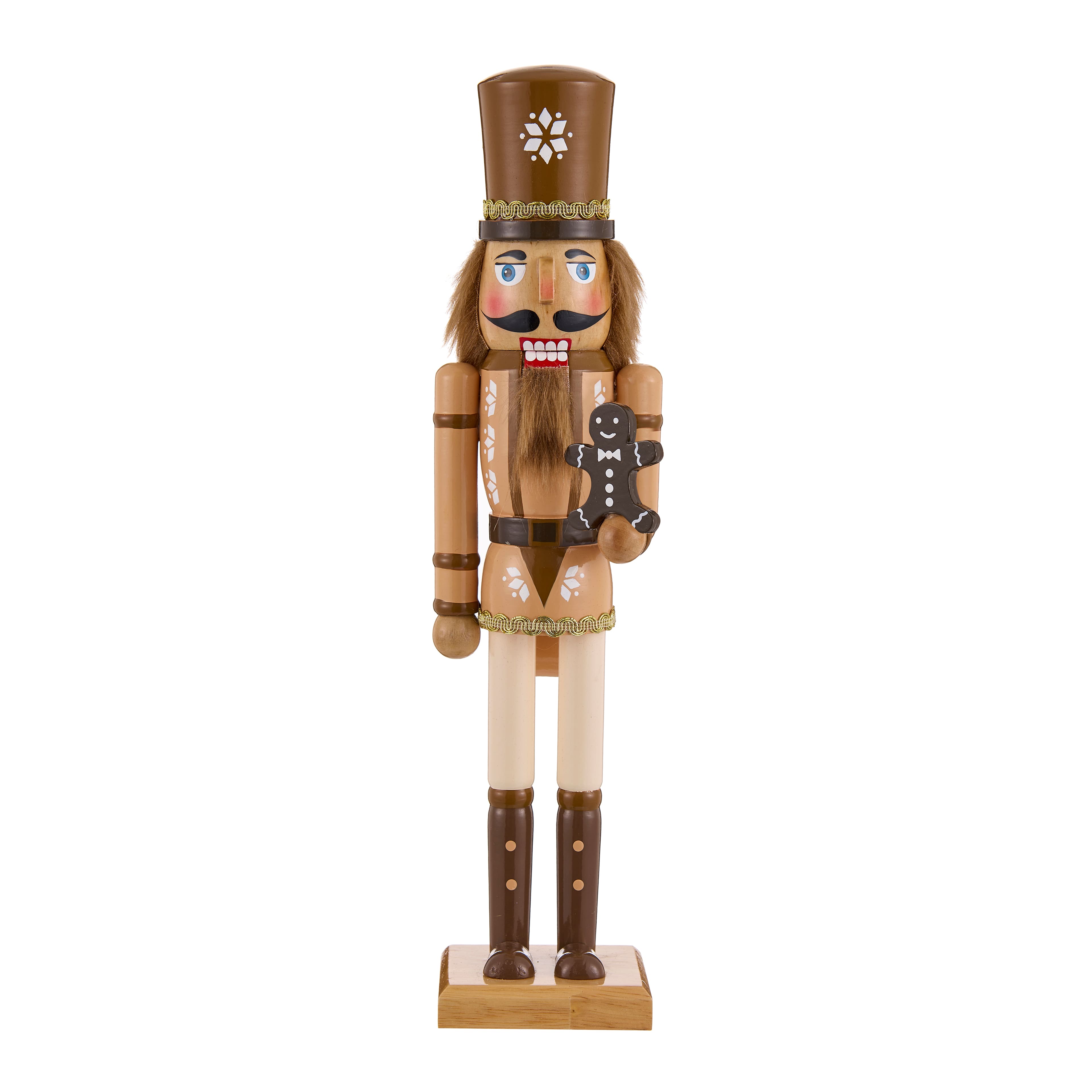 15.75&#x22; Gingerbread Nutcracker with Gingerbread Man by Ashland&#xAE;