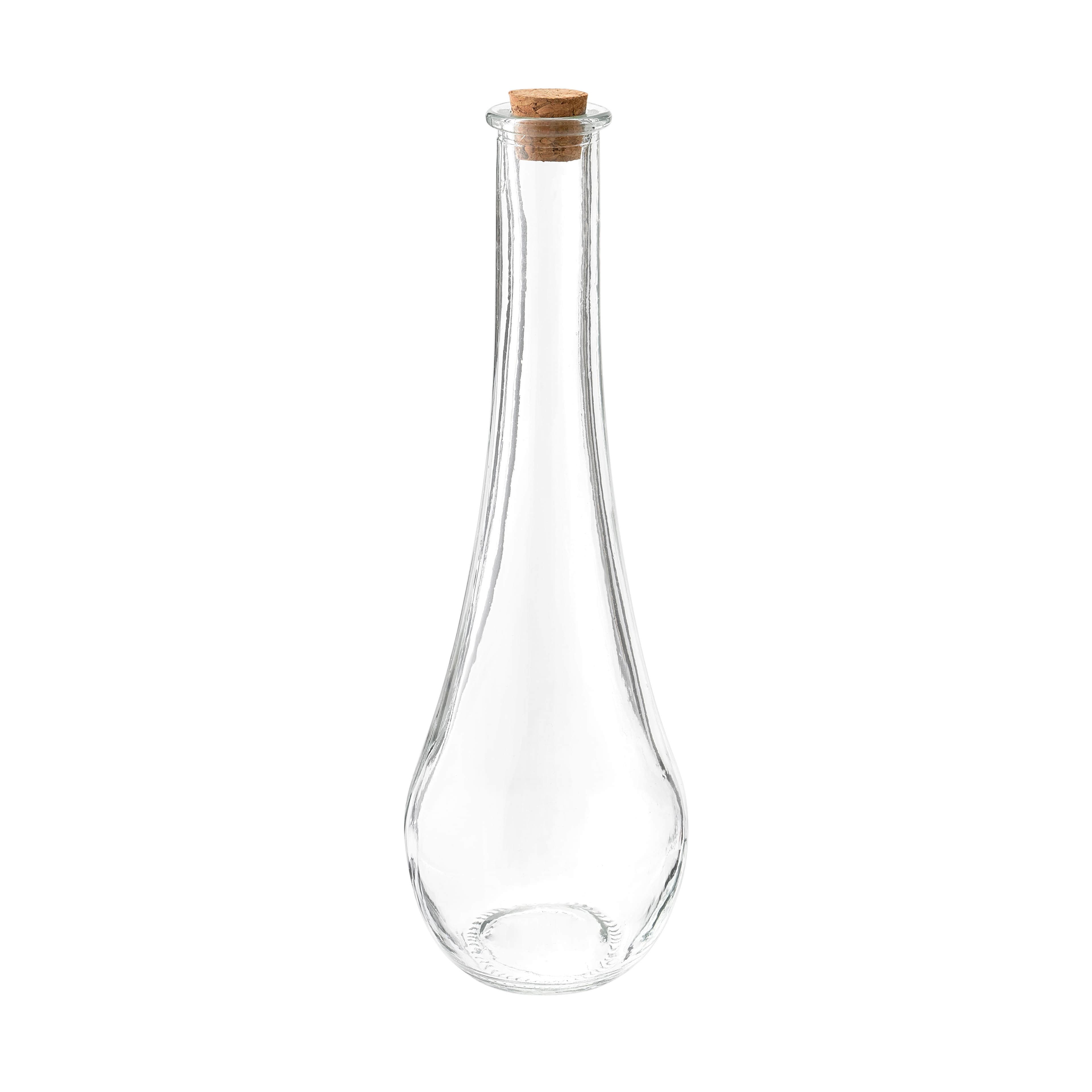 12 Pack: 7&#x22; Clear Glass Teardrop Vinegar Bottle by Ashland&#xAE;