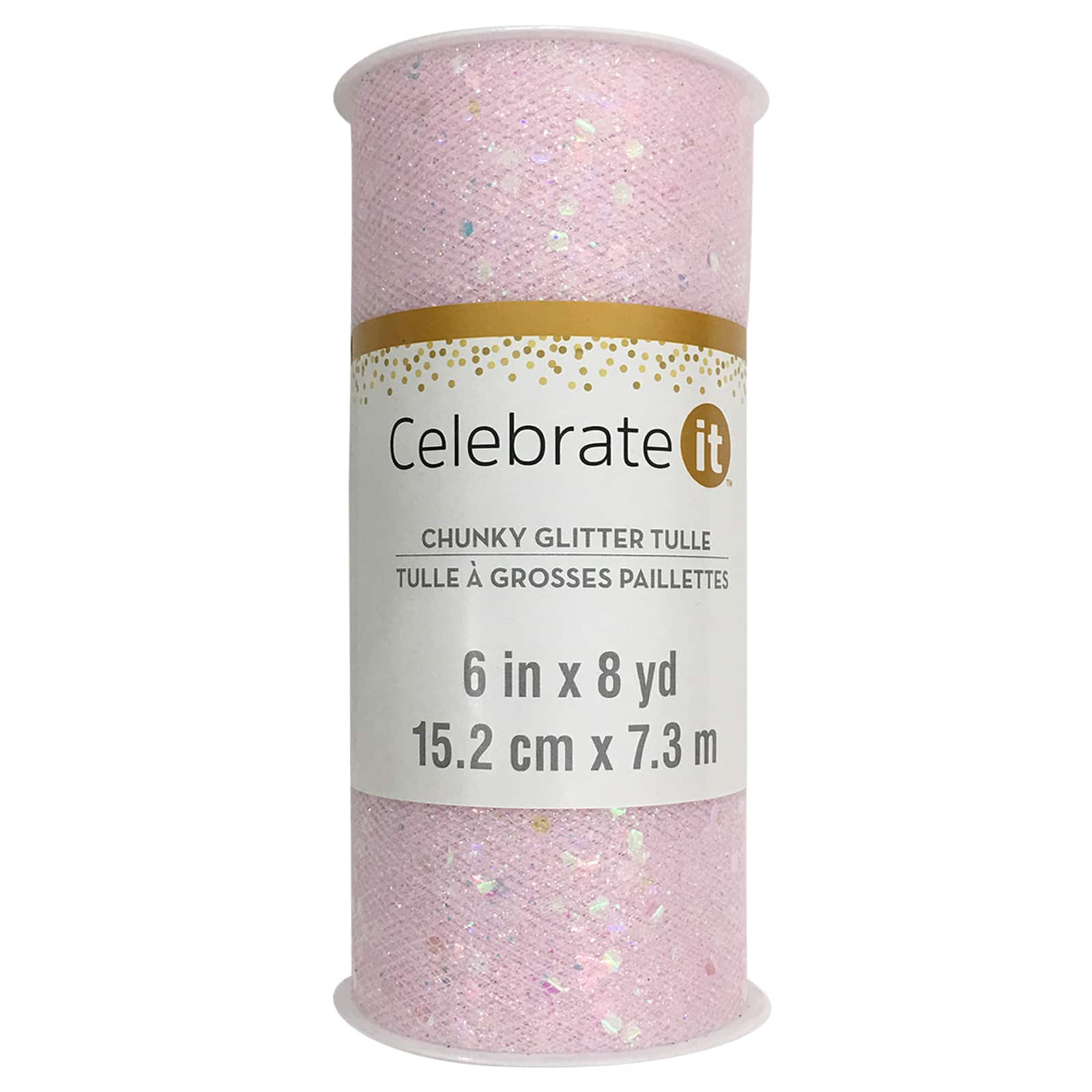 24 Pack: 6" x 8yd. Chunky Glitter Tulle by Celebrate It™