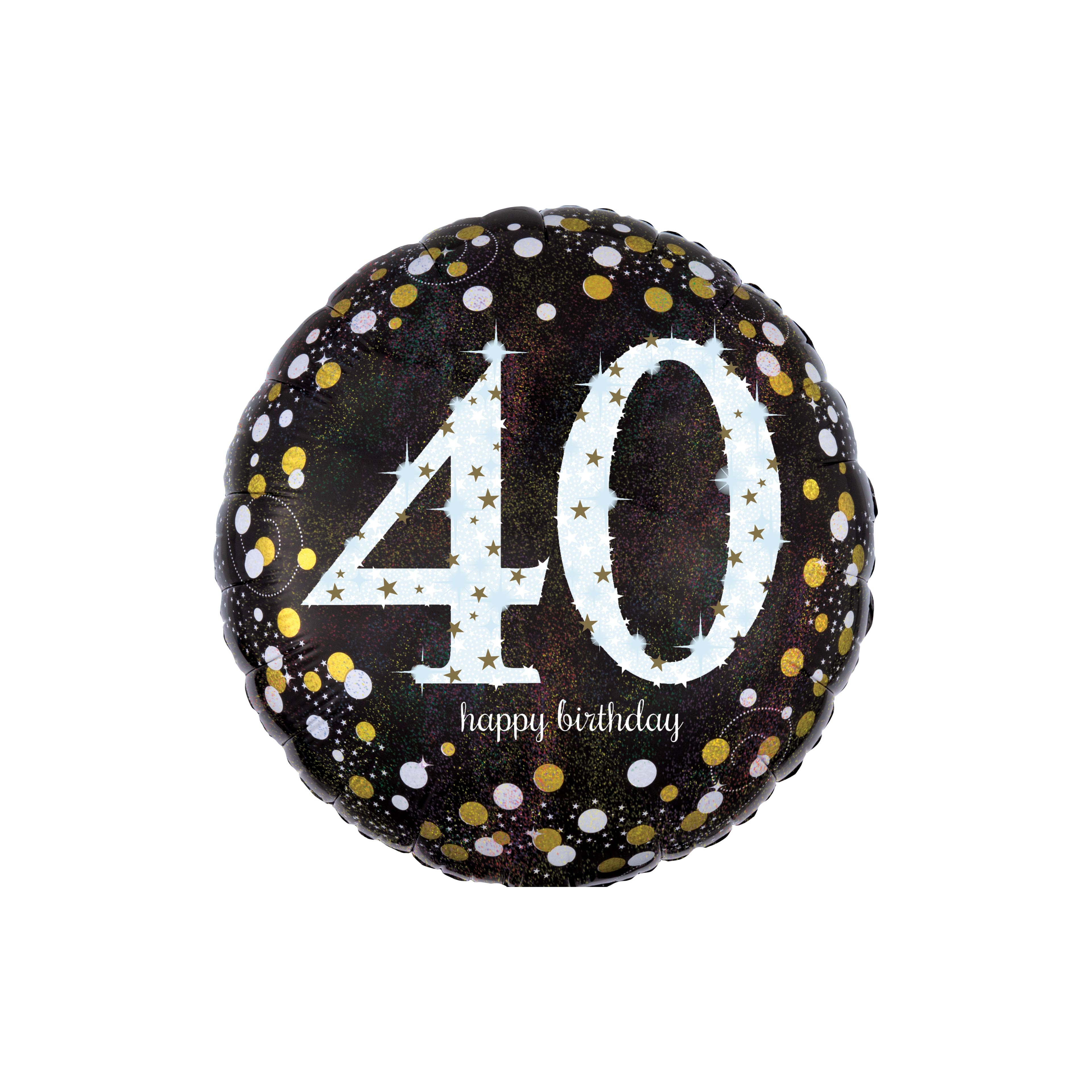 18&#x22; Sparkling Birthday 40 Foil Balloon