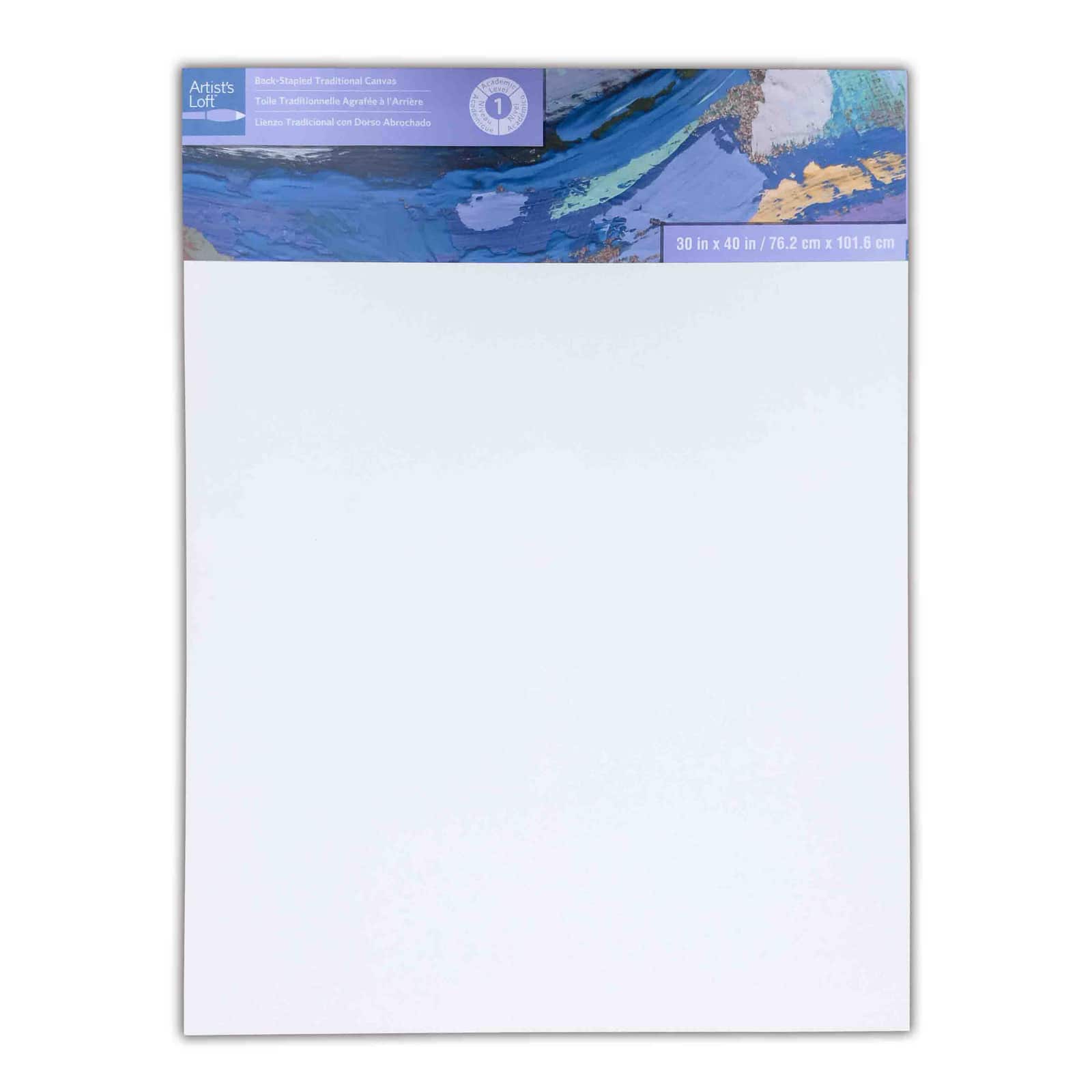 6 Pack: Level 1 Back Stapled Traditional Canvas by Artist's Loft®