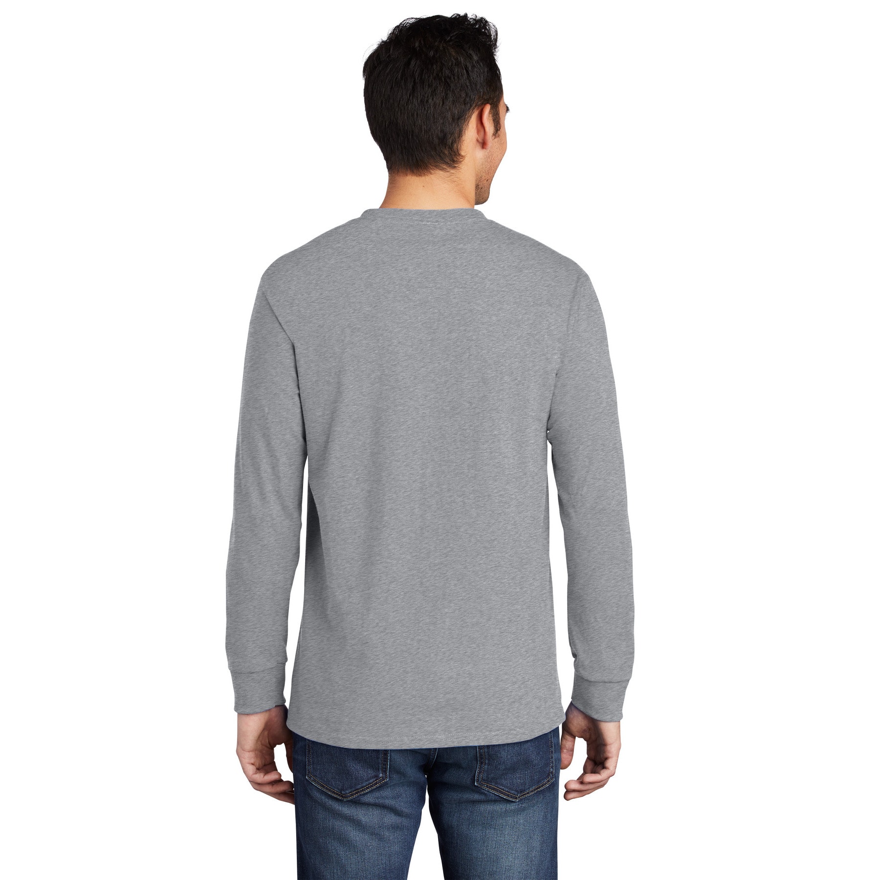 Port & Company® Long Sleeve Essential Pocket T-Shirt