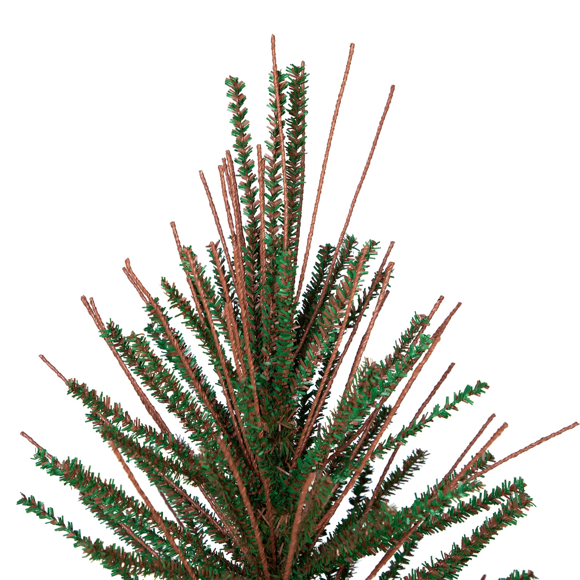6ft. Unlit Two-Tone Warsaw Twig Artificial Christmas Tree with Stand