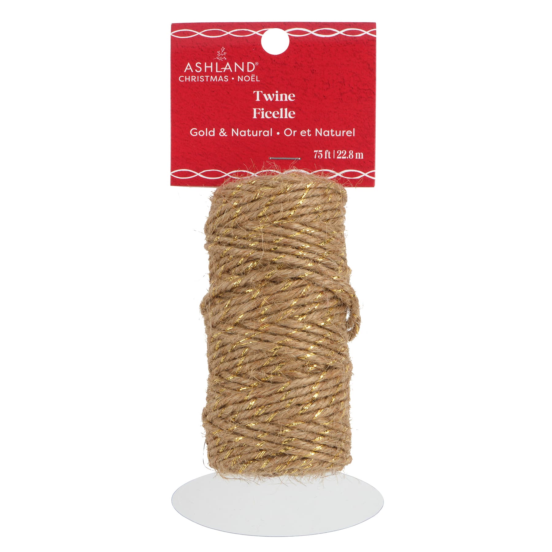 Gold &#x26; Natural Christmas Twine by Ashland&#xAE;