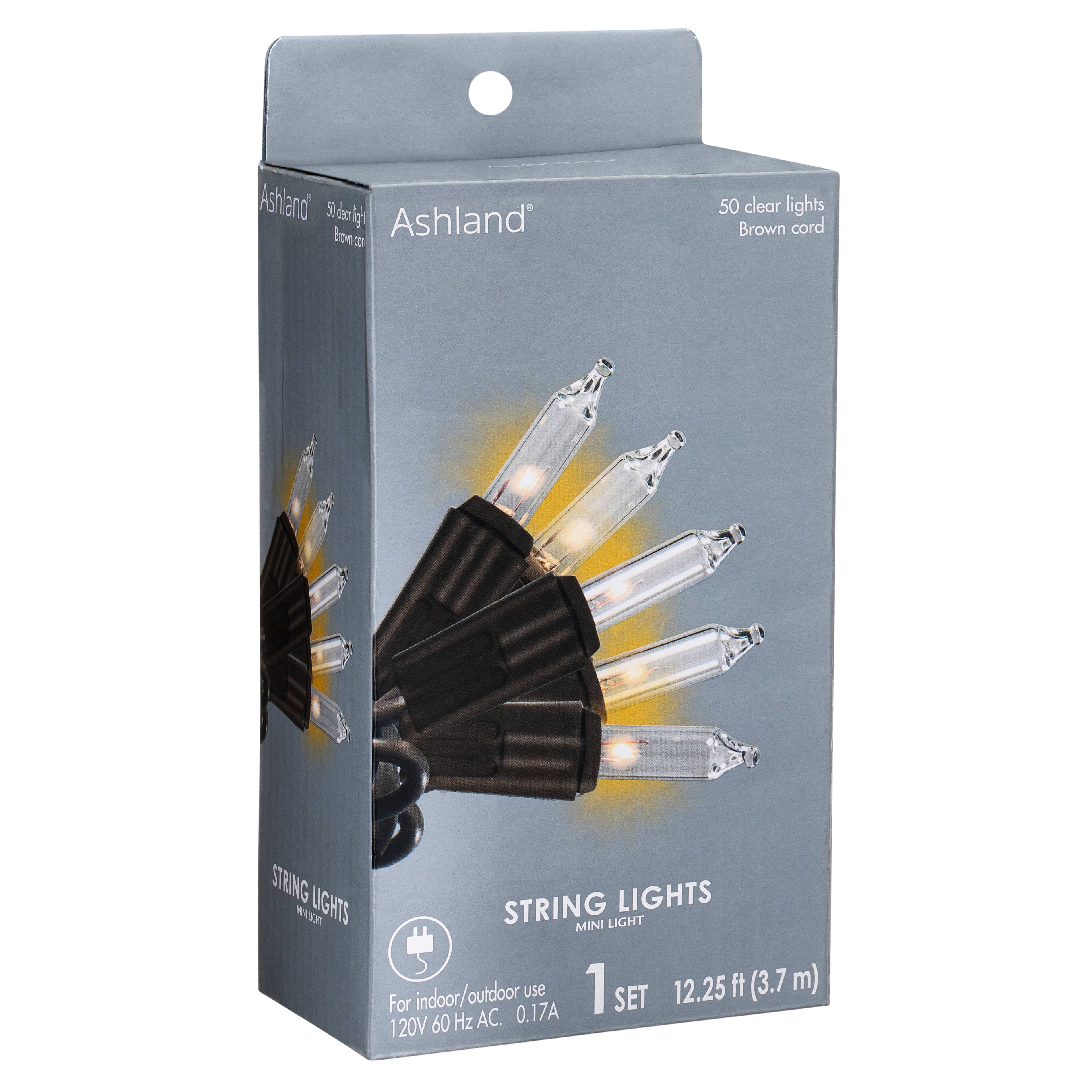 8 Pack: Creative Collection™ 50ct. Clear Shimmer String Lights Grapevine by Ashland™