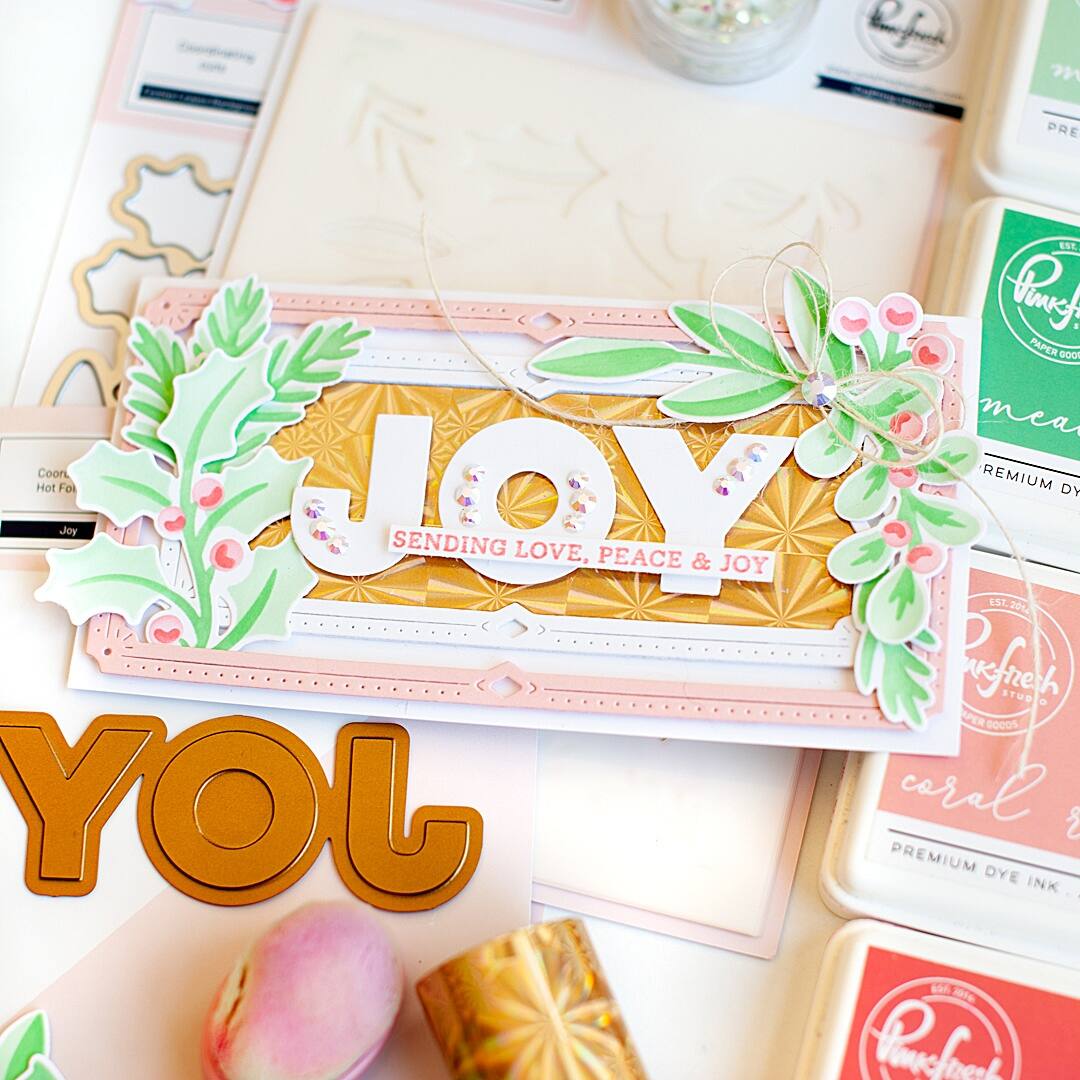 Pinkfresh Studio Joy Hot Foil Plate