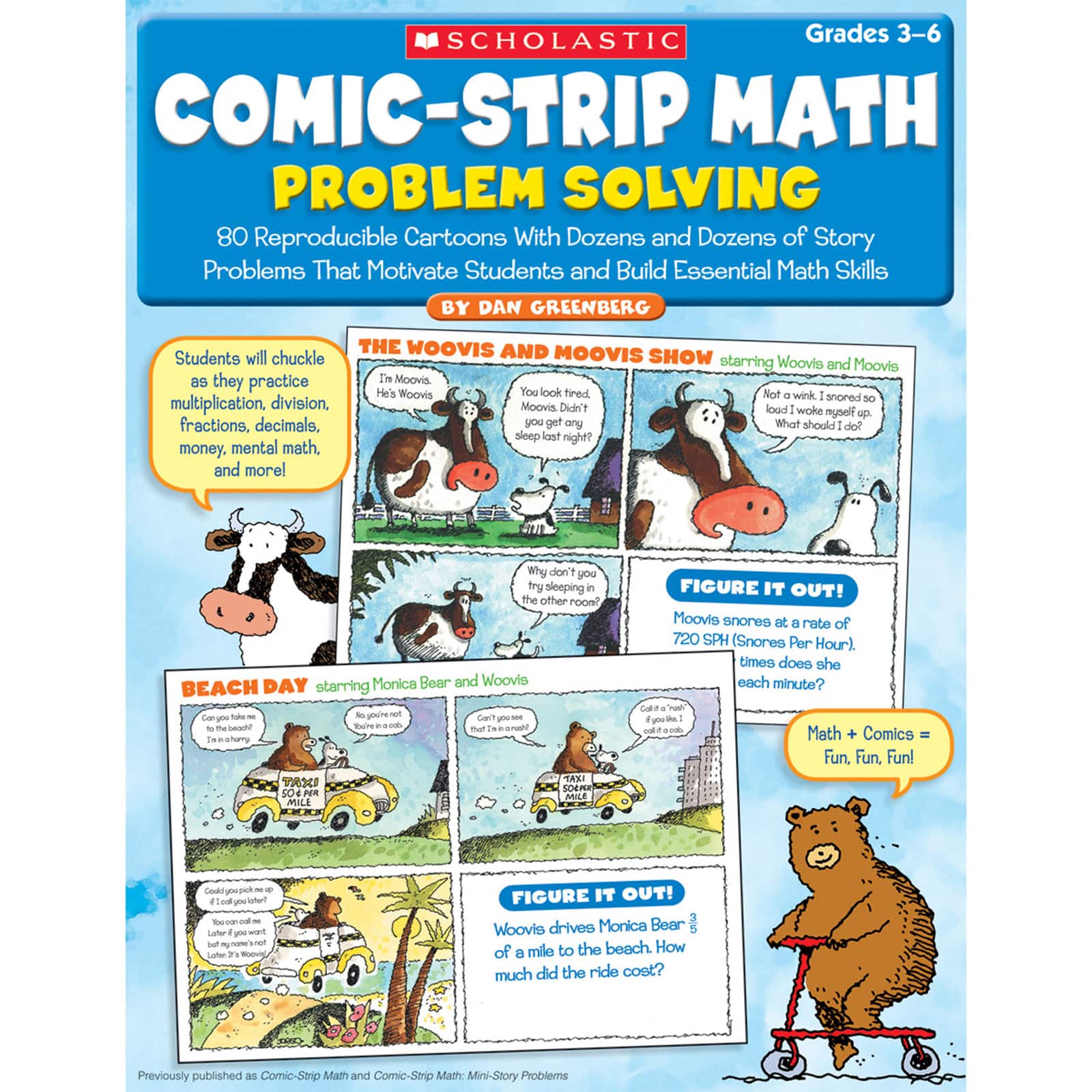Scholastic Teaching Resources Comic-Strip Math: Problem Solving Book