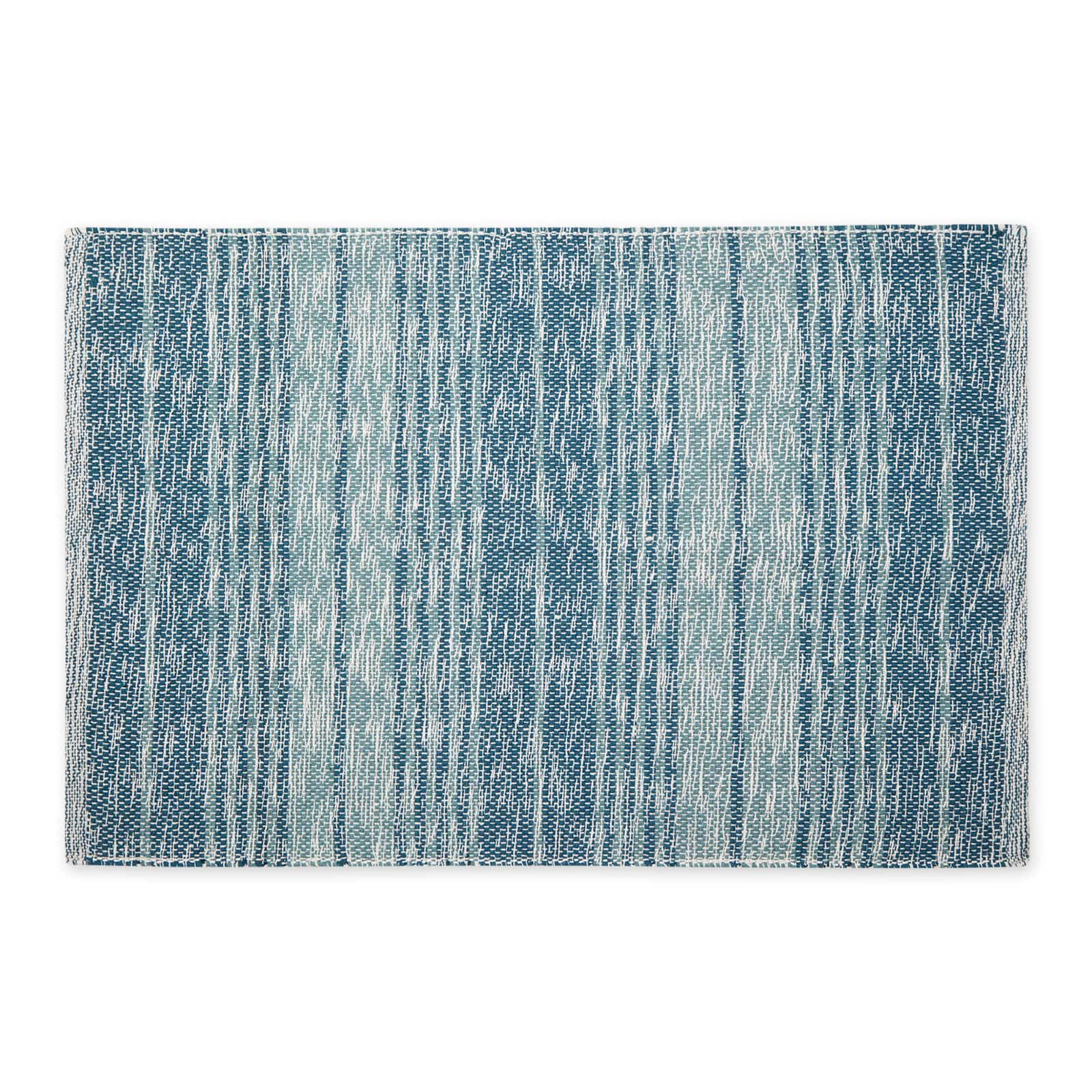 DII® Variegated Stripe Handwoven Recycled Yarn Rug, 2ft. x 3ft.