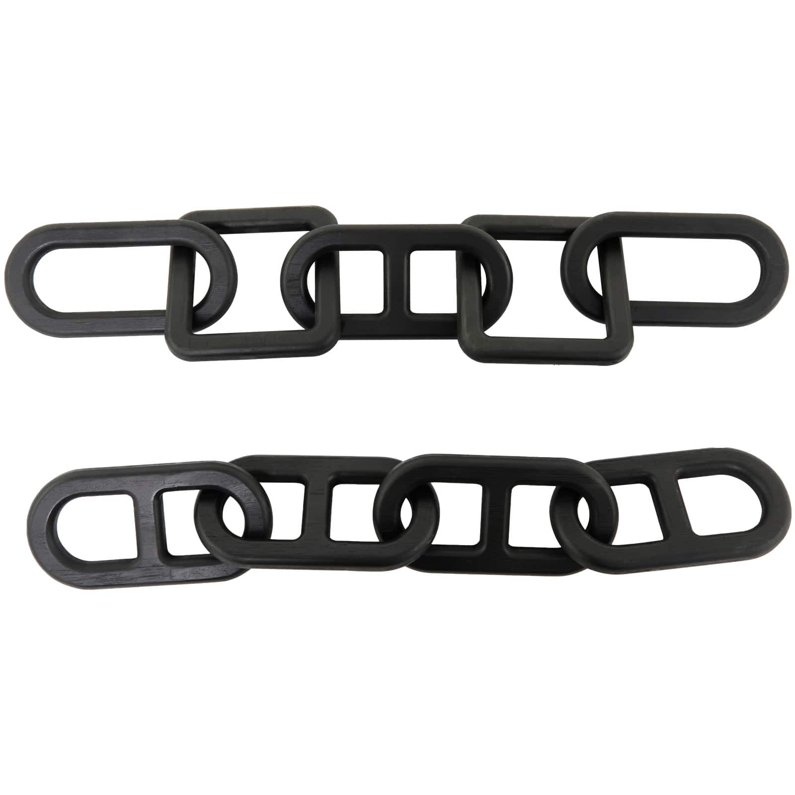 CosmoLiving by Cosmopolitan Wood Chain Sculpture Set