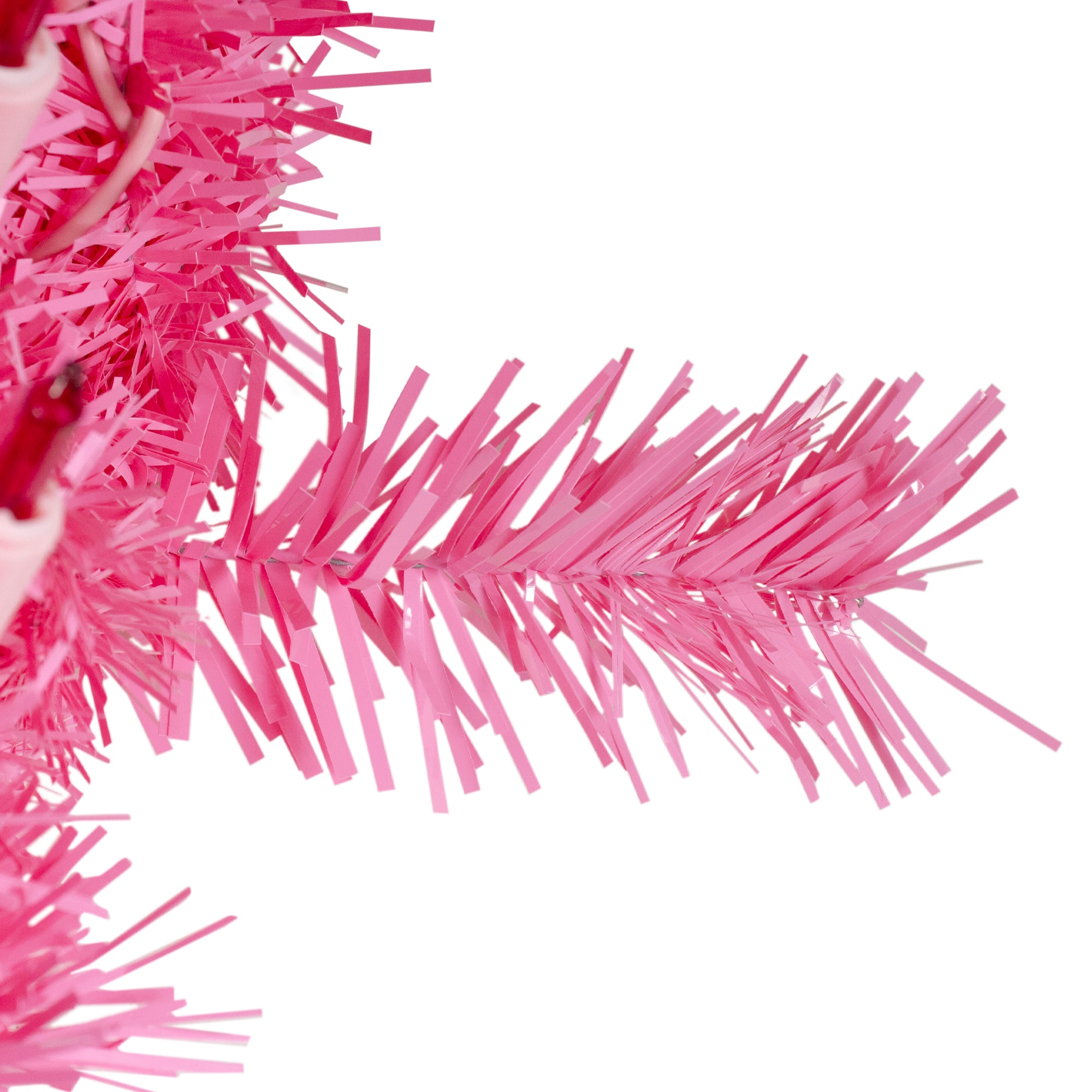 9ft. Pre-Lit Pink Spruce Christmas Garland