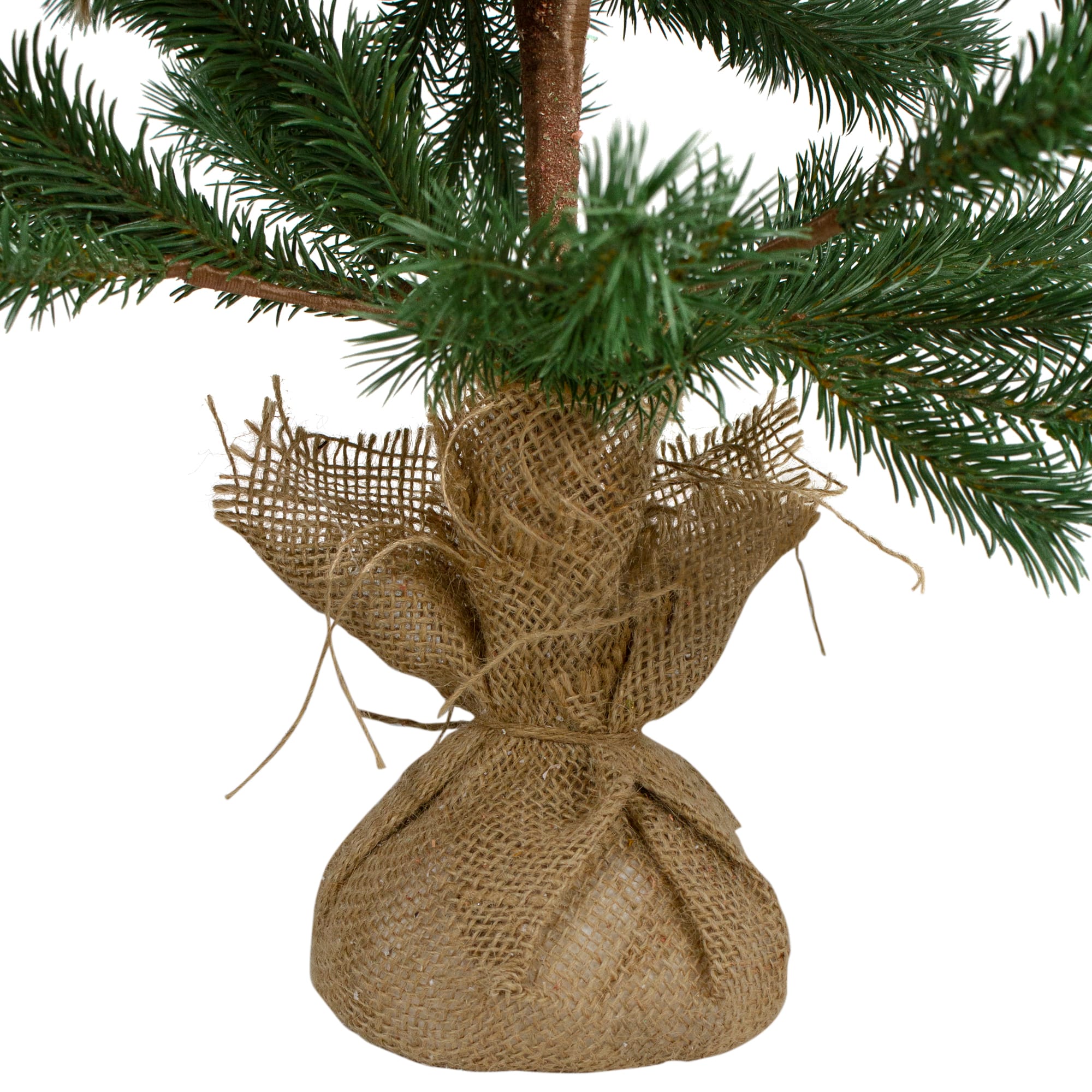 3ft. Unlit Real Touch™️ Ponderosa Pine Artificial Christmas Tree with Jute Base