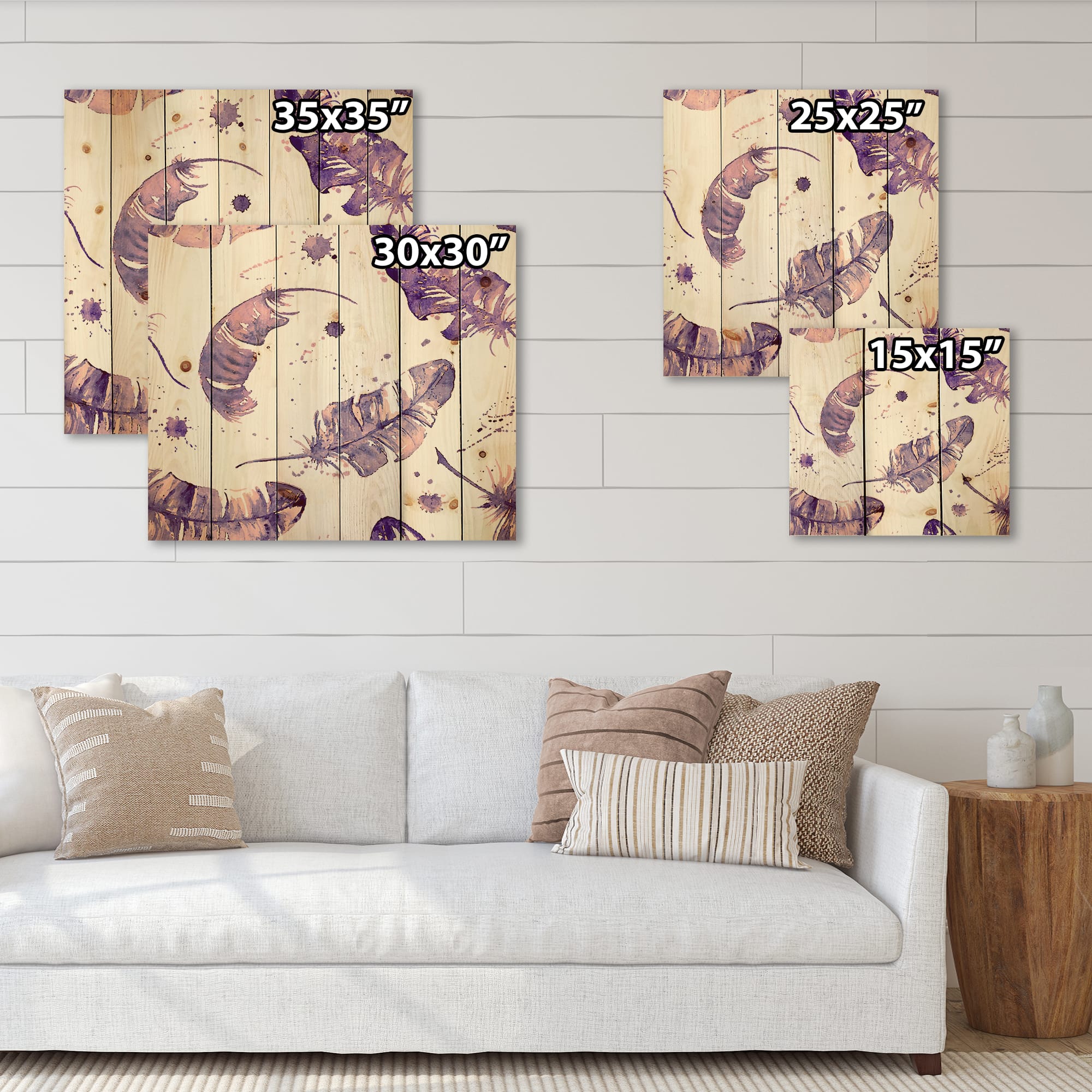 Designart - Ethnic Feathers