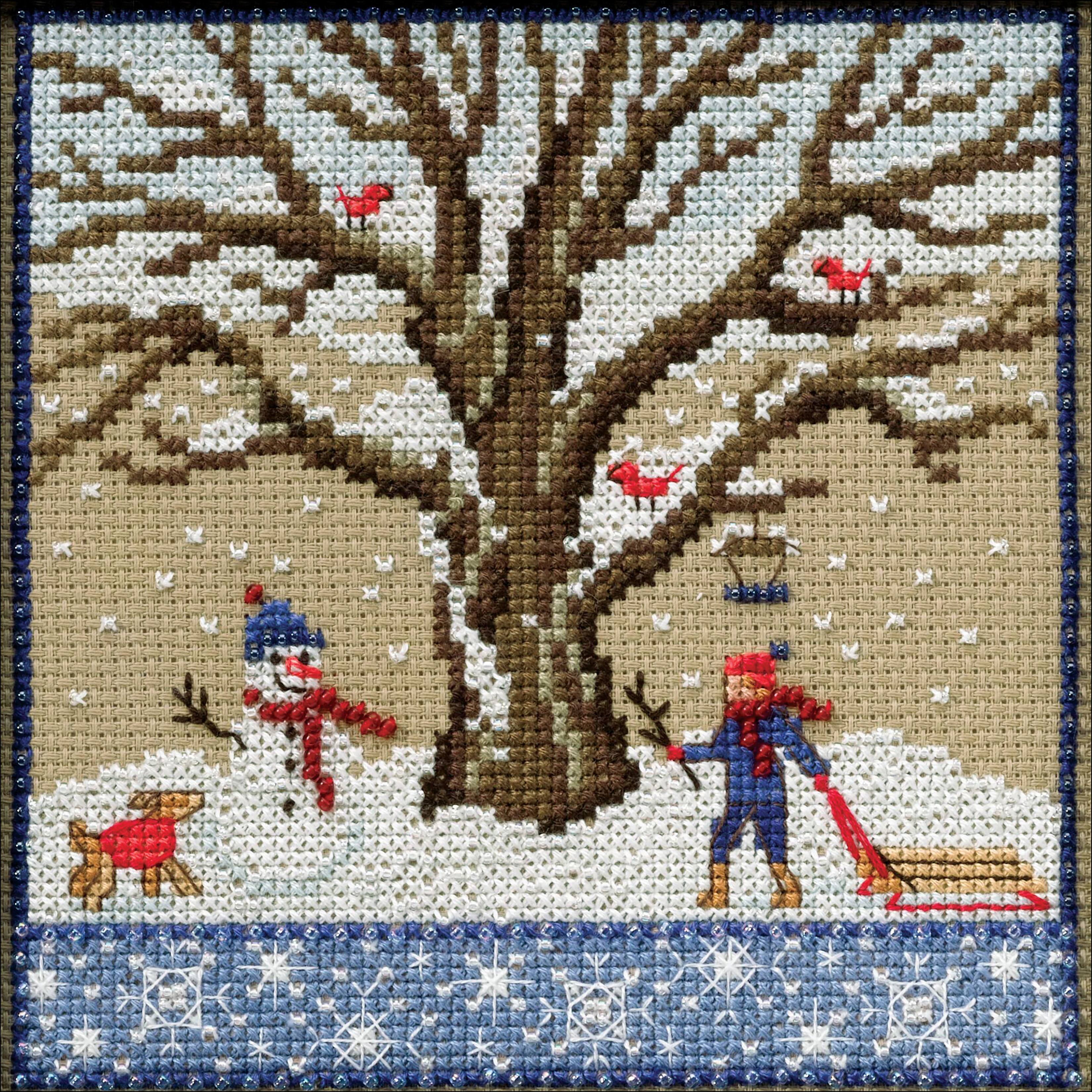 Mill Hill® Winter Oak Counted Cross Stitch Kit