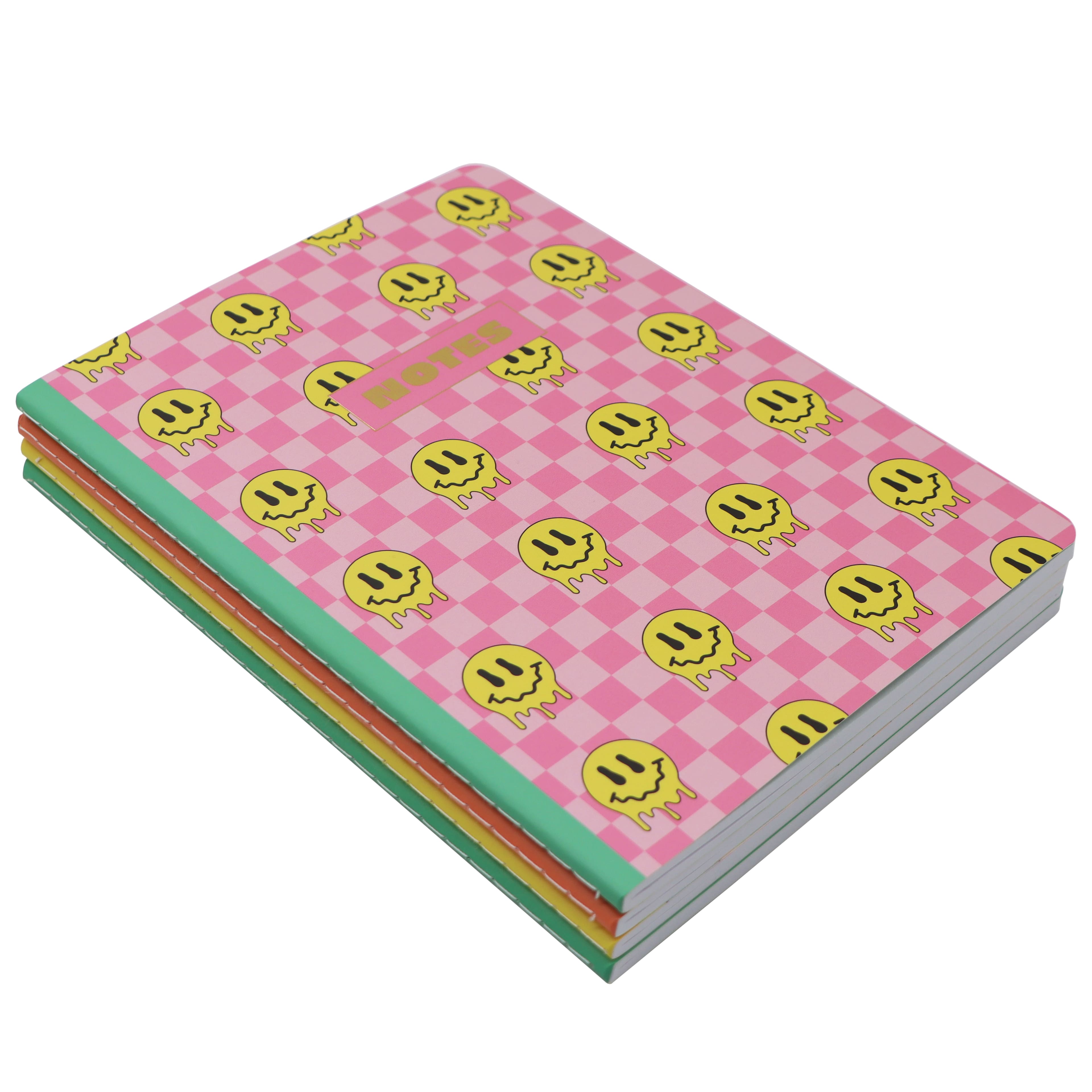 6&#x22; x 8&#x22; Smiley Notebook Set by Fab Finds