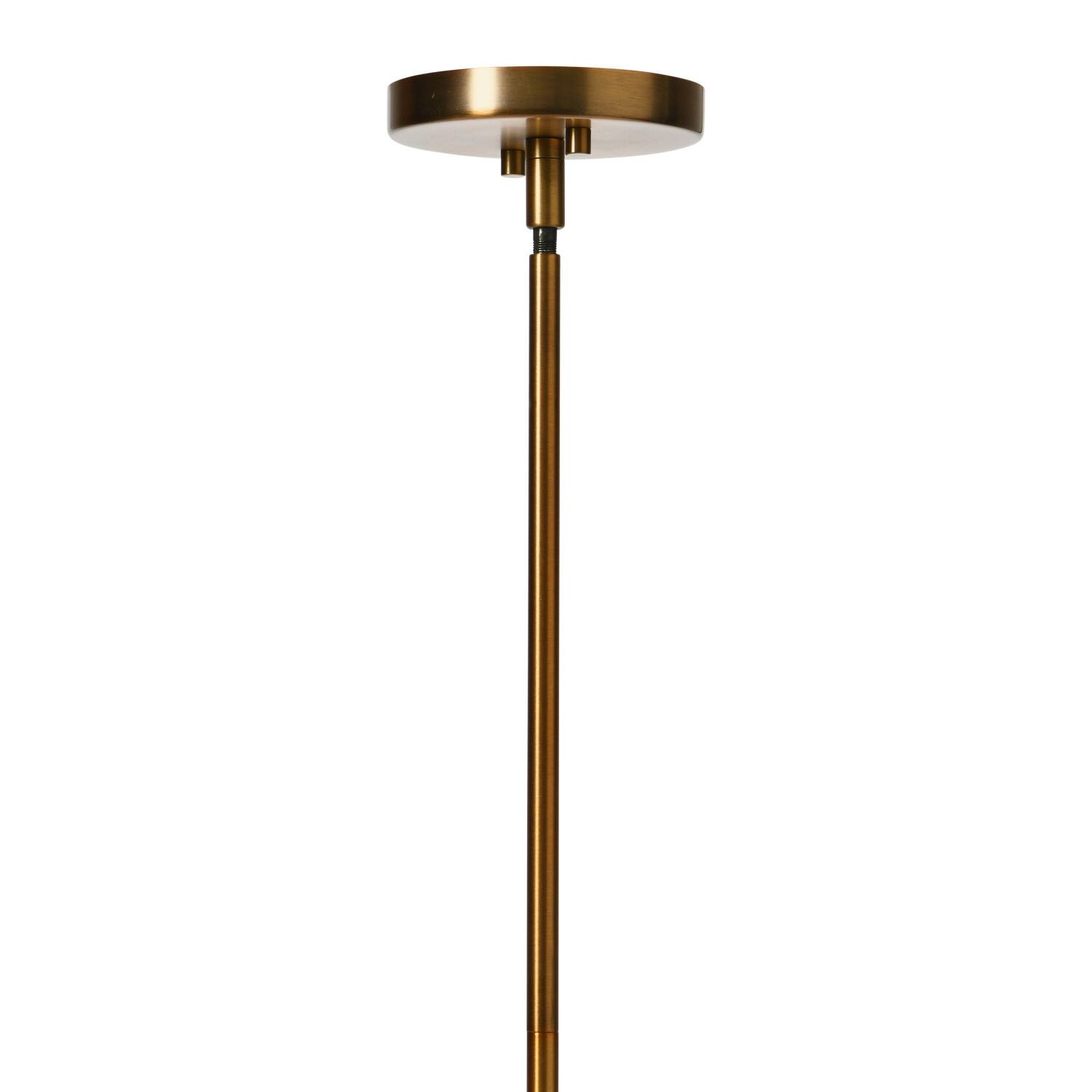 Hello Honey® Robert Stevenson Lighting Alston Brushed Bronze Glass & Metal Ceiling Light