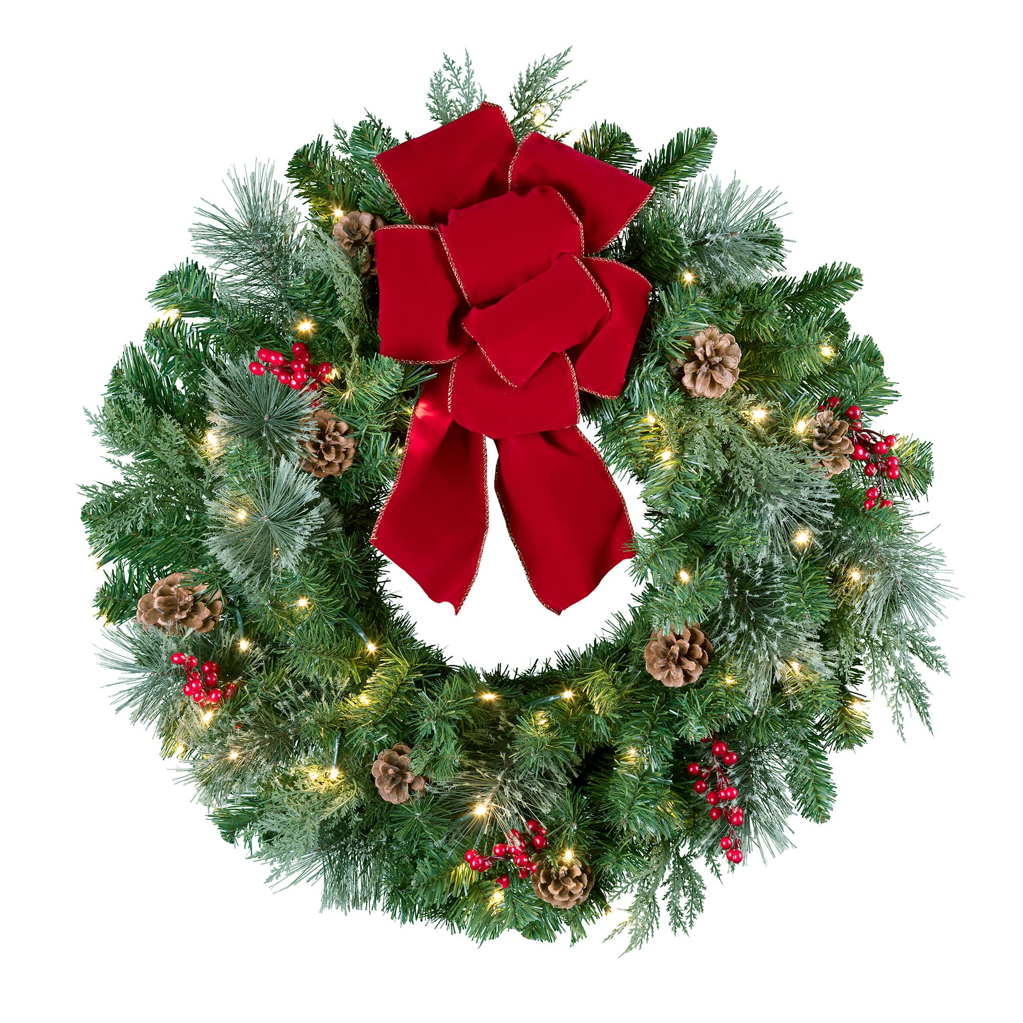 Haute Decor 24&#x22; Classic LED Wreath