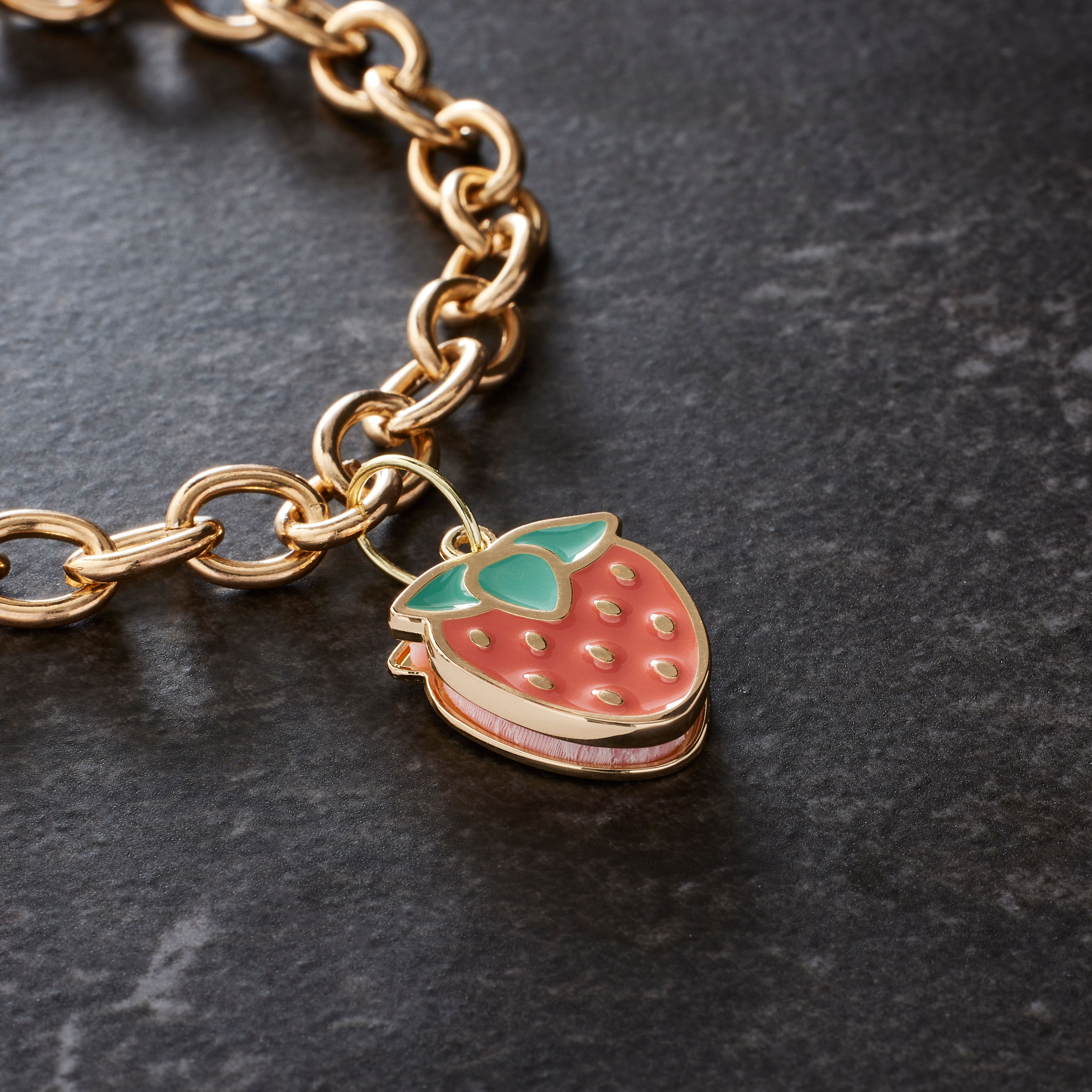 12 Pack: Scented Strawberry Charm by Bead Landing™